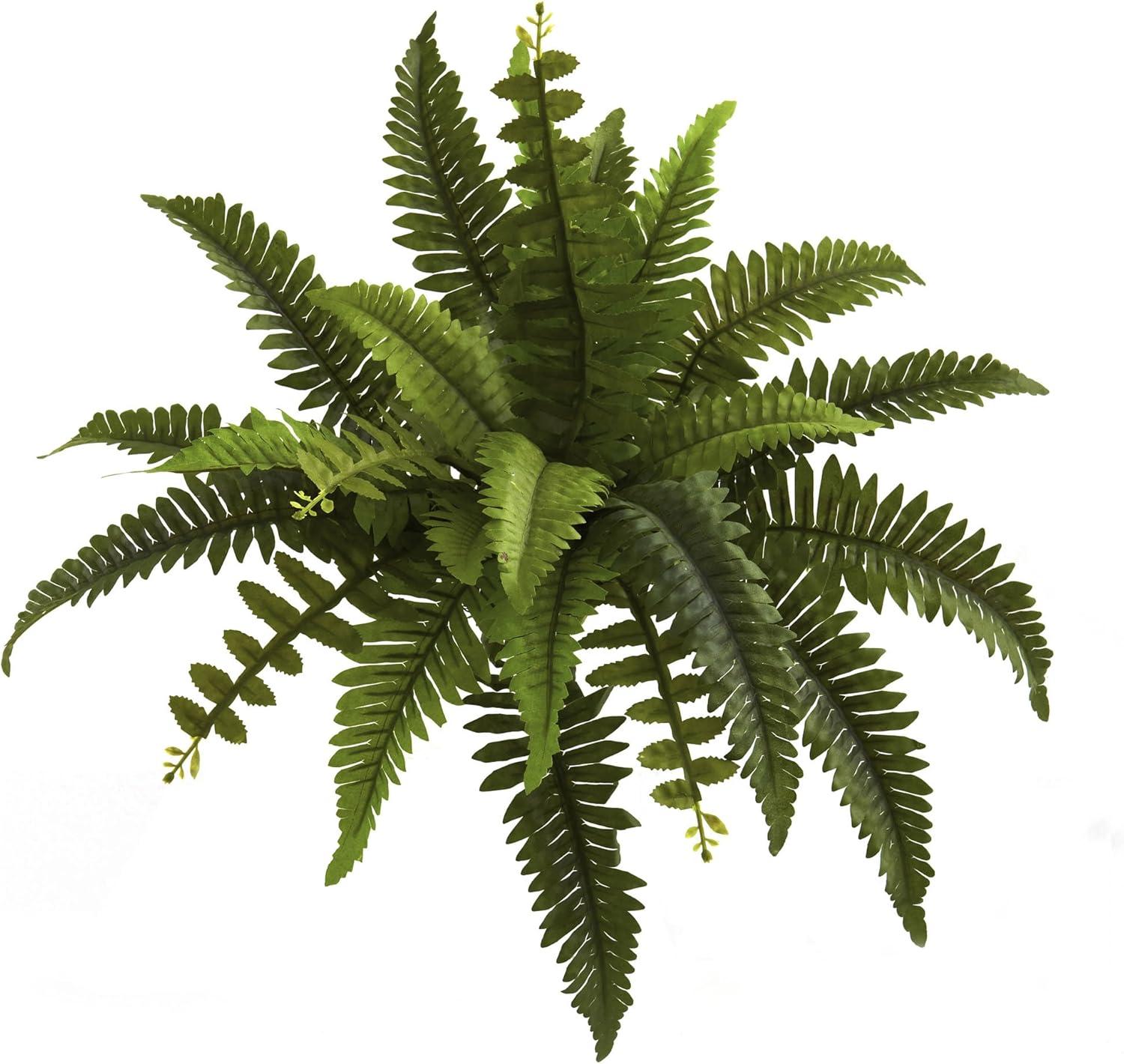 Nearly Natural 14-in Boston Fern Artificial Plant (Set of 6)