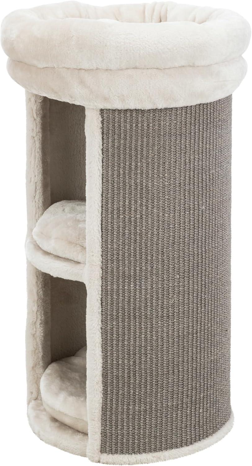 TRIXIE TRIXIE Mexia 29" Cat Tower, 2-Story Cat Condo, Removable Cushions, Cat Bed, Sisal Cat Scratcher, Cat Cube