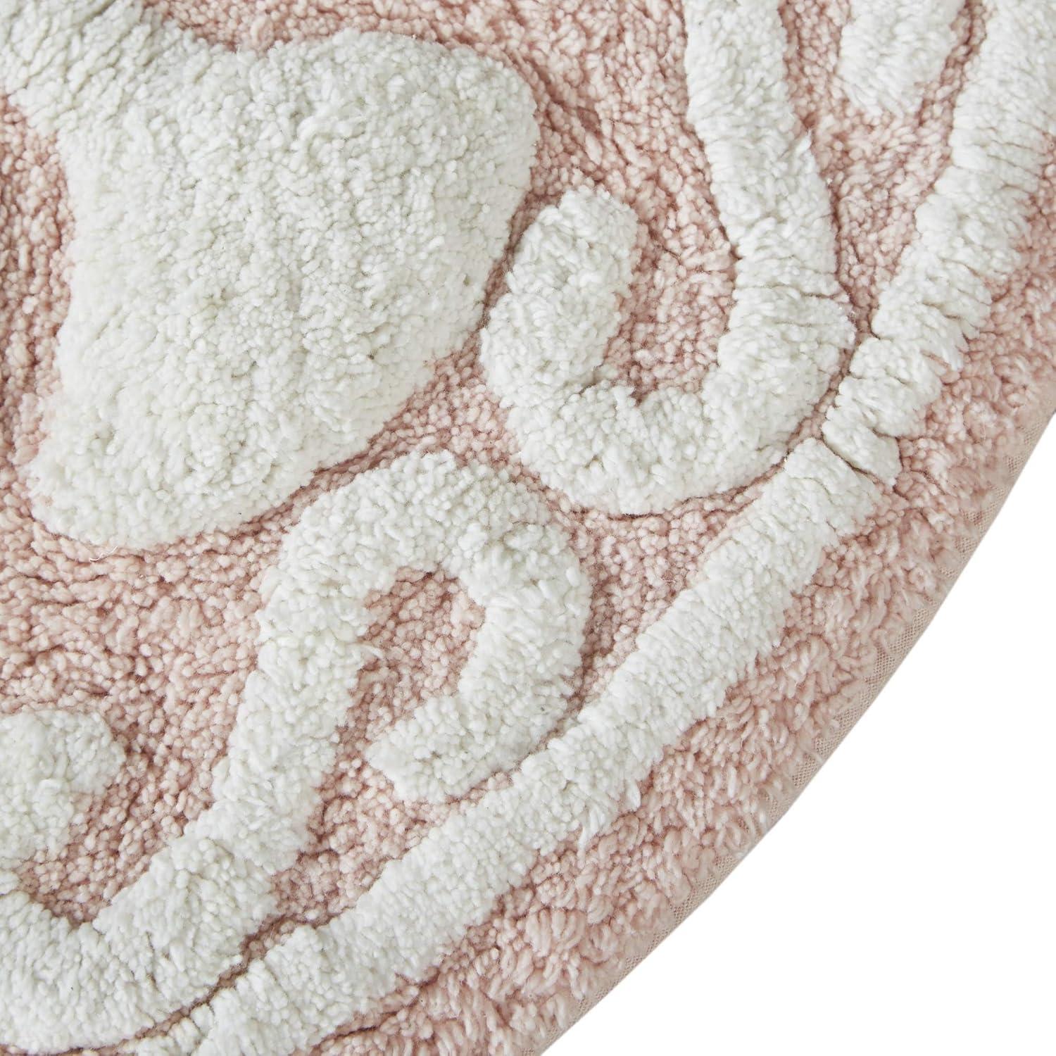 Madison Park Casablanca Medallion Cotton Tufted Bath Rug