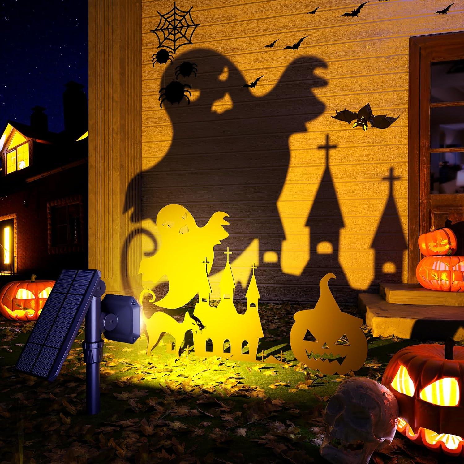 ROSHWEY 2PCS Bright Solar Spotlight Outdoor Waterproof, 700lm Outside Solar Landscape Lights for Yard, Garden, Driveway, Walkway, Lawn, Cool Light