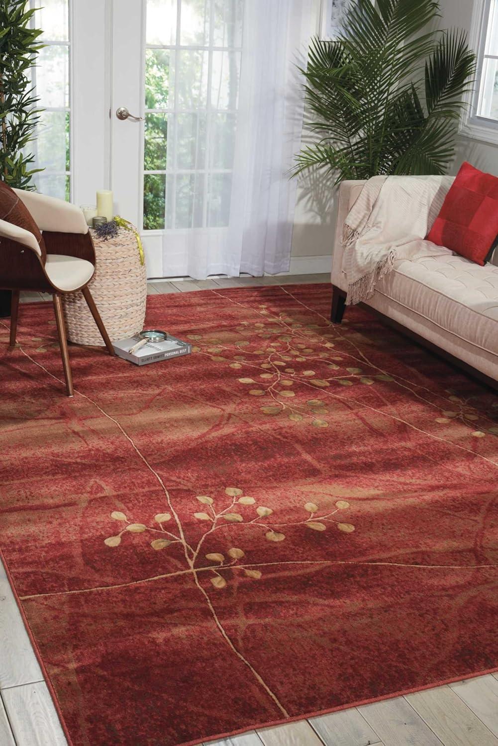 Nourison Somerset Latte Area Rug ST74 6'7" x 9'7"