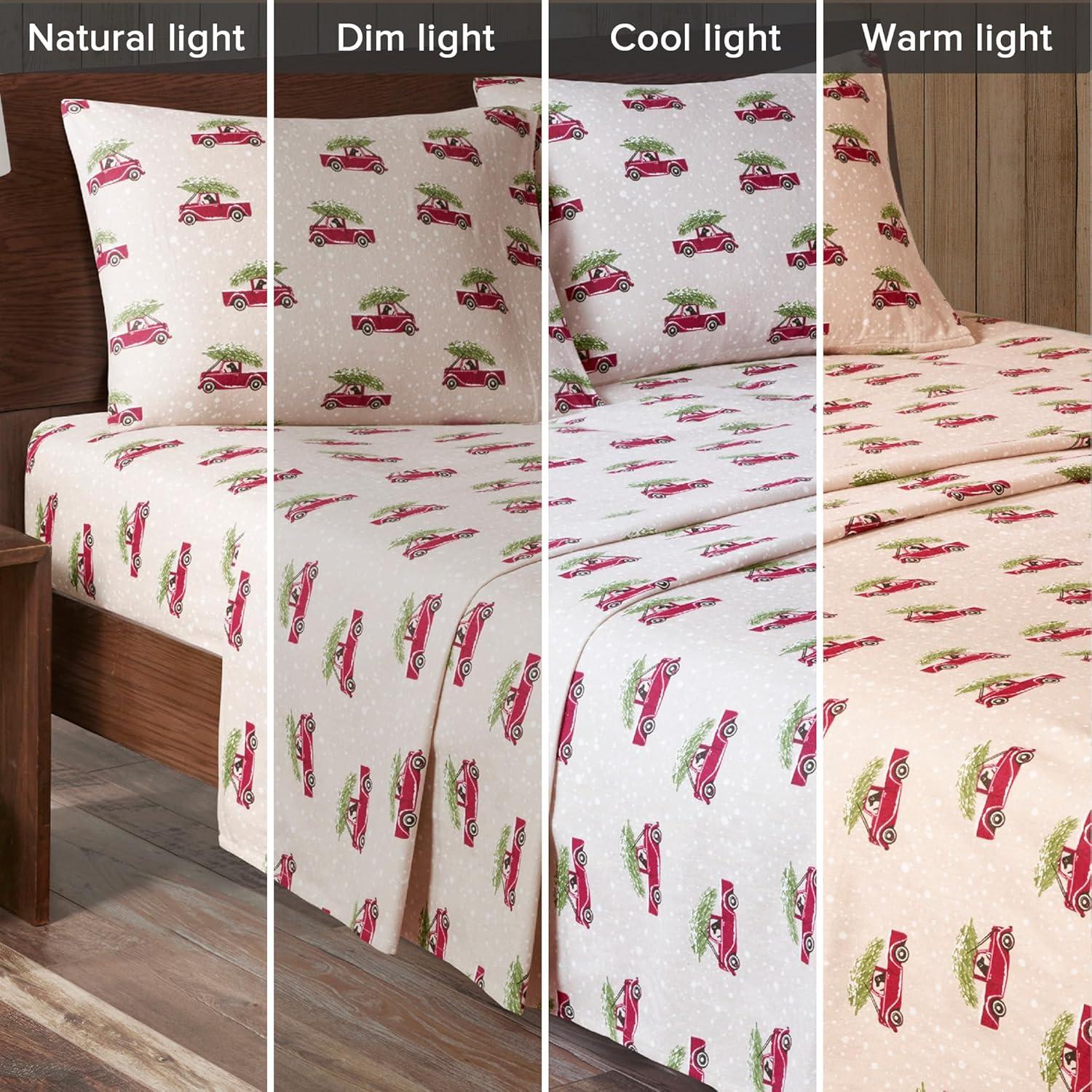 Woolrich 100% Cotton Flannel Sheet Set