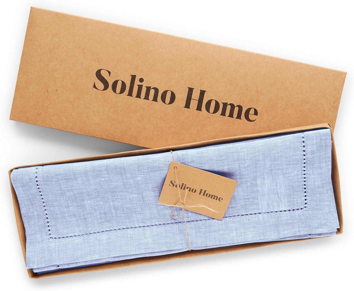 Solino Home Milan - 100% Pure Linen Placemats (Set of 4)