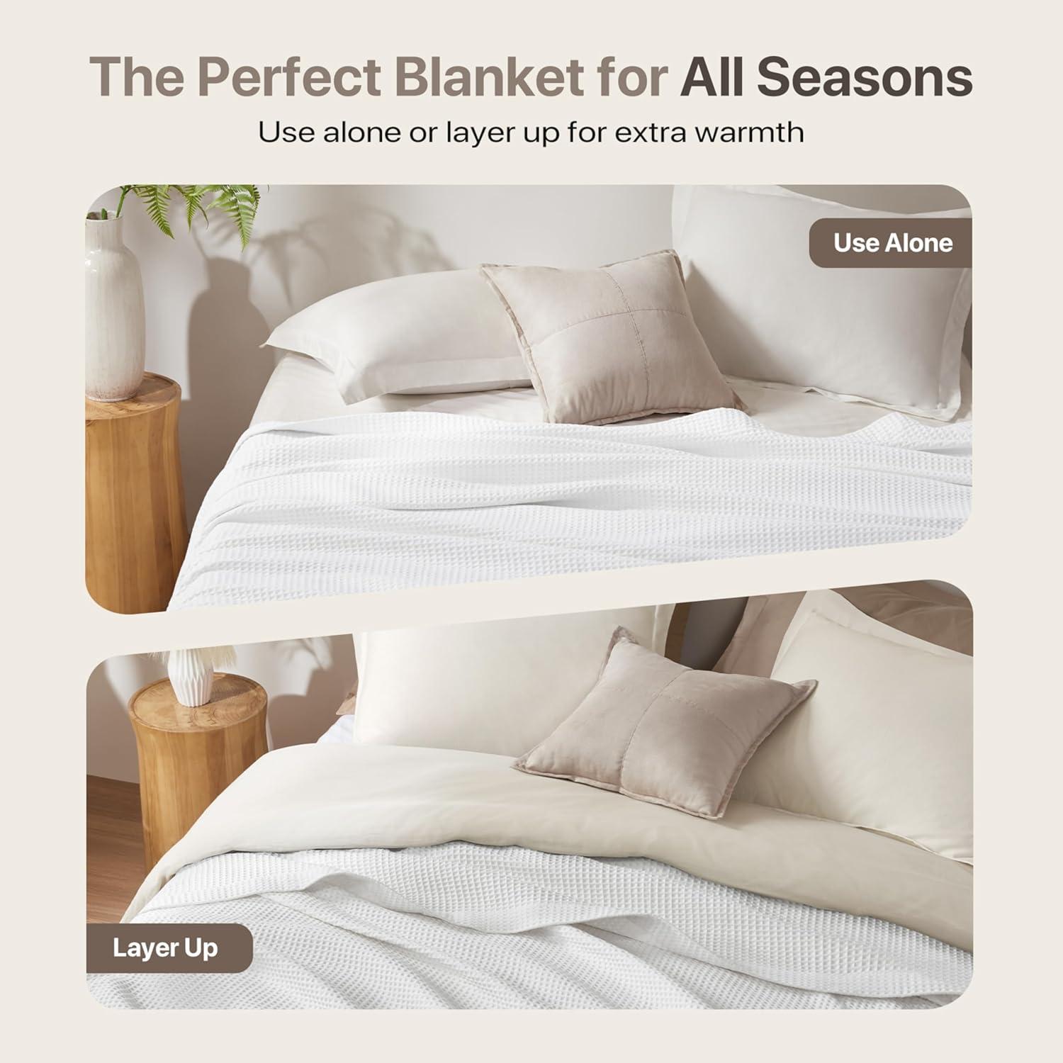 Waffle Weave Cotton Blanket