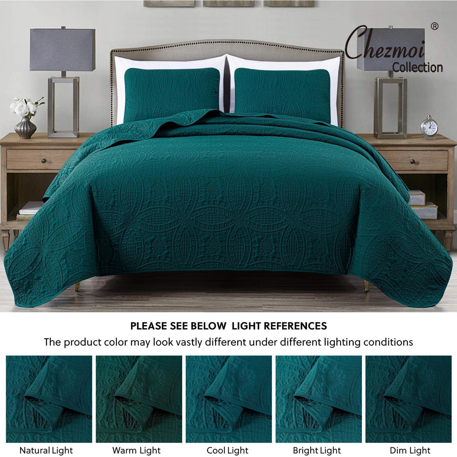 Austin Standard Geometric Shapes Coverlet Set