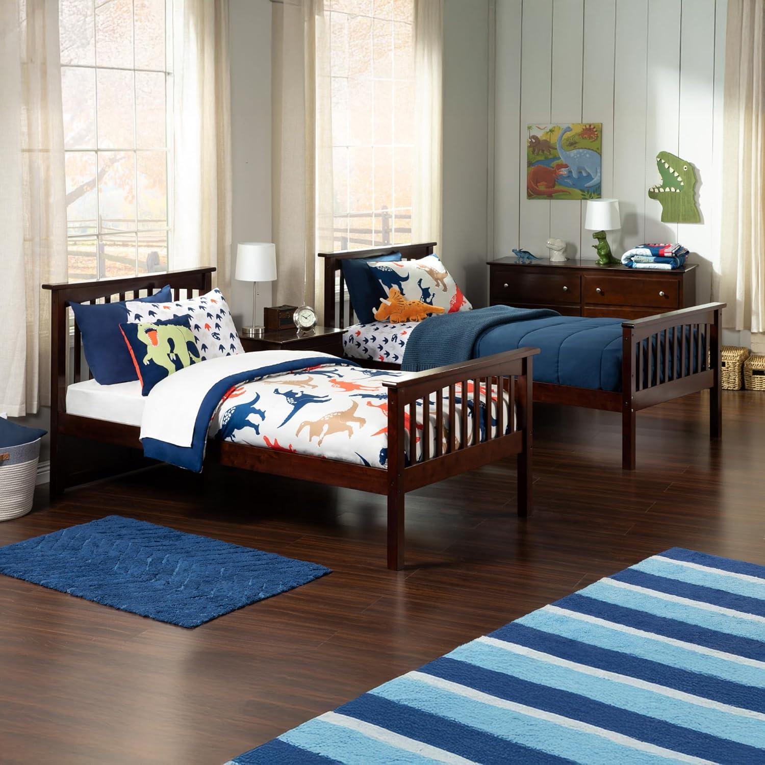 Columbia Bunk Bed Twin over Twin in Multiple Colors and Configurations