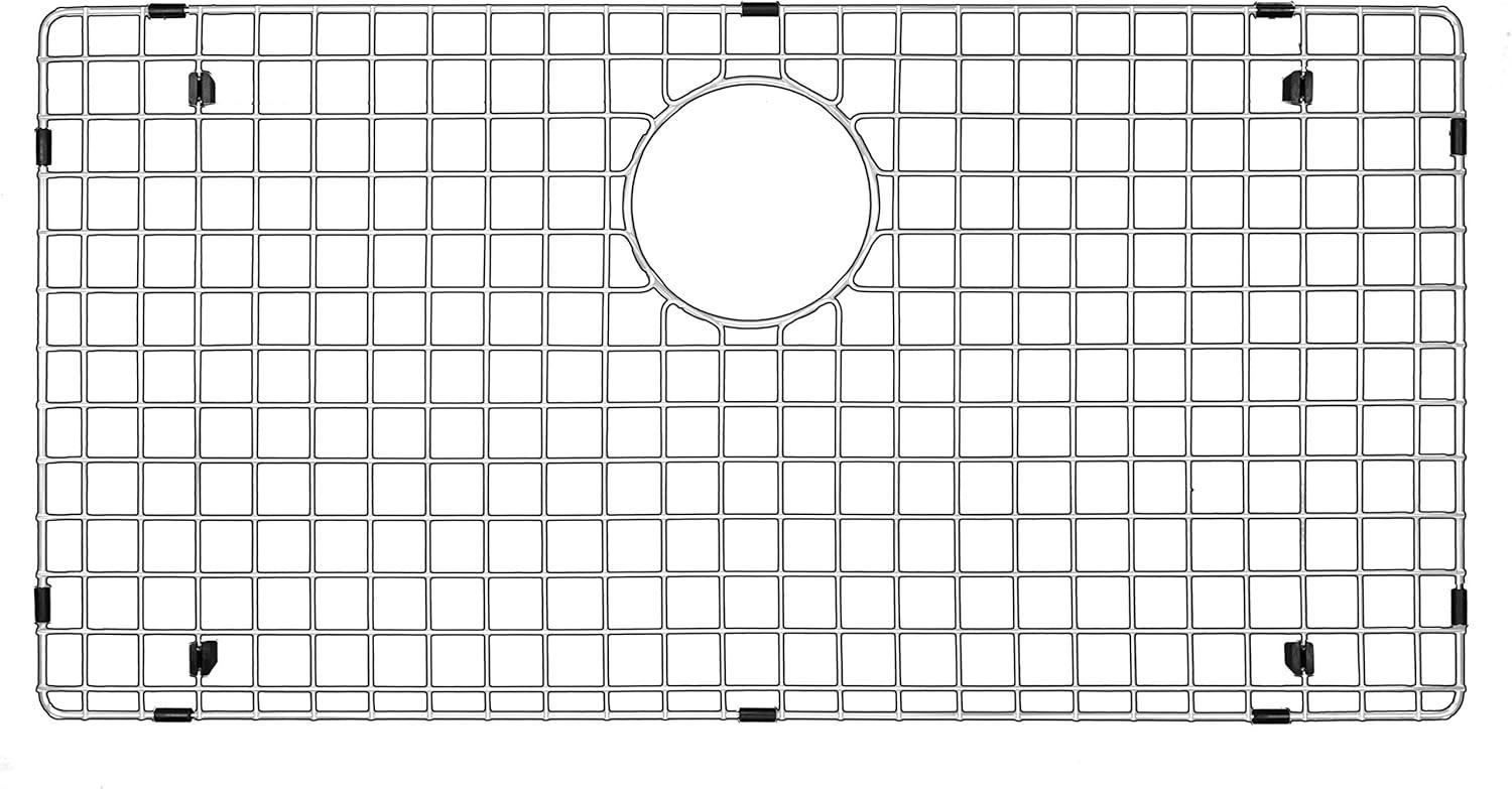 Karran 28-1/4 In. X 14-1/4 In. Stainless Steel Bottom Grid Fits Qt-812 and Qu-812