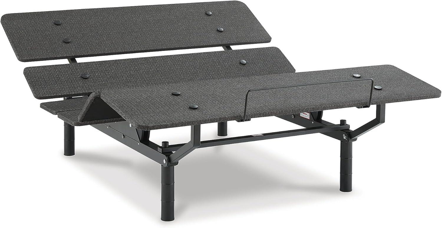 Signature Design by Ashley Cosmic Power Base Queen Adjustable Bed Base, Black