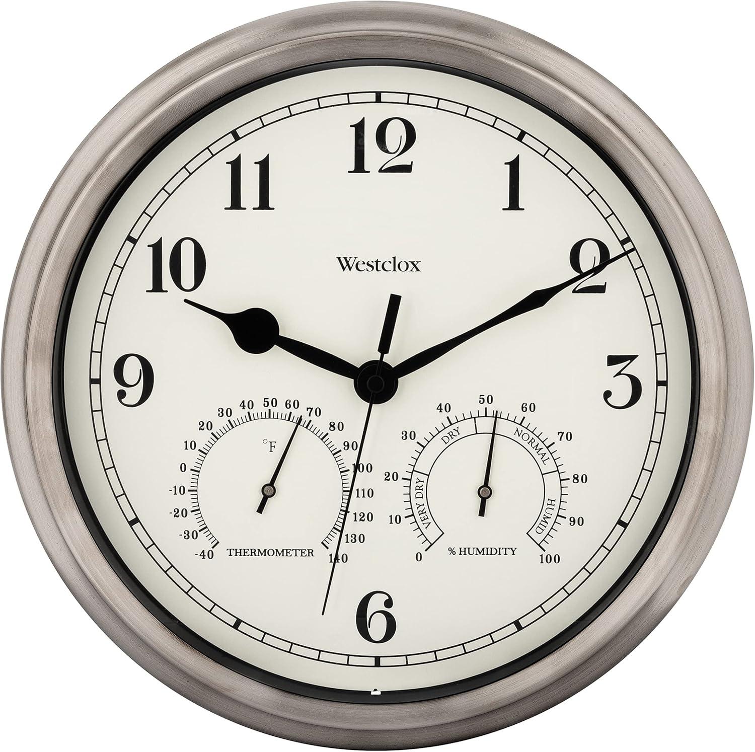 Westclox Clocks 20” Indoor/Outdoor Wall Clock
