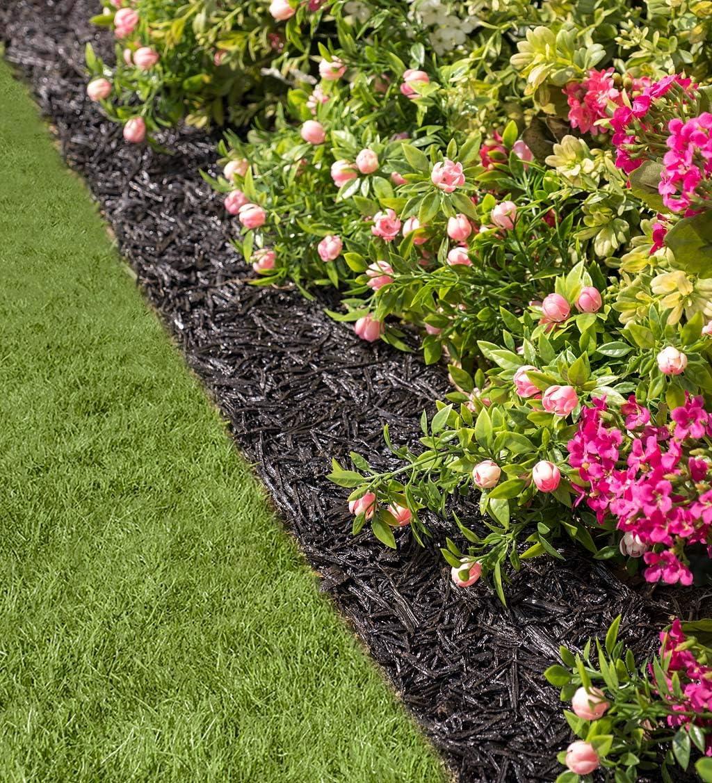Evergreen Enterprises, Inc Perma Mulch Recycled Rubber Garden Border Edging, 120" L