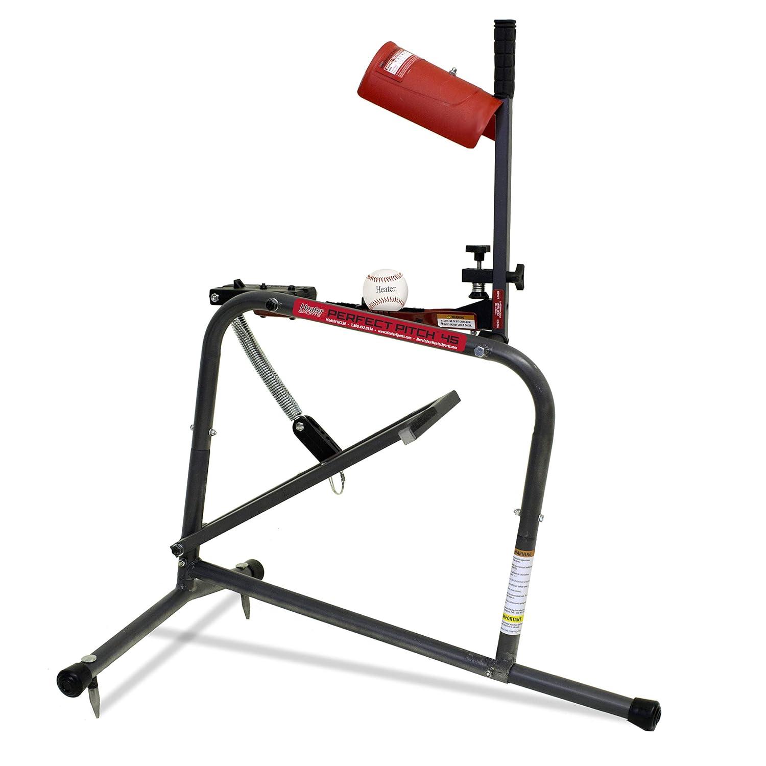 Heater Sports Perfect Pitch 45 MPH Baseball & Softball Pitching Machine