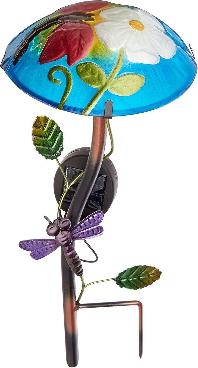 Solar Mushroom Stake - Dragonfly