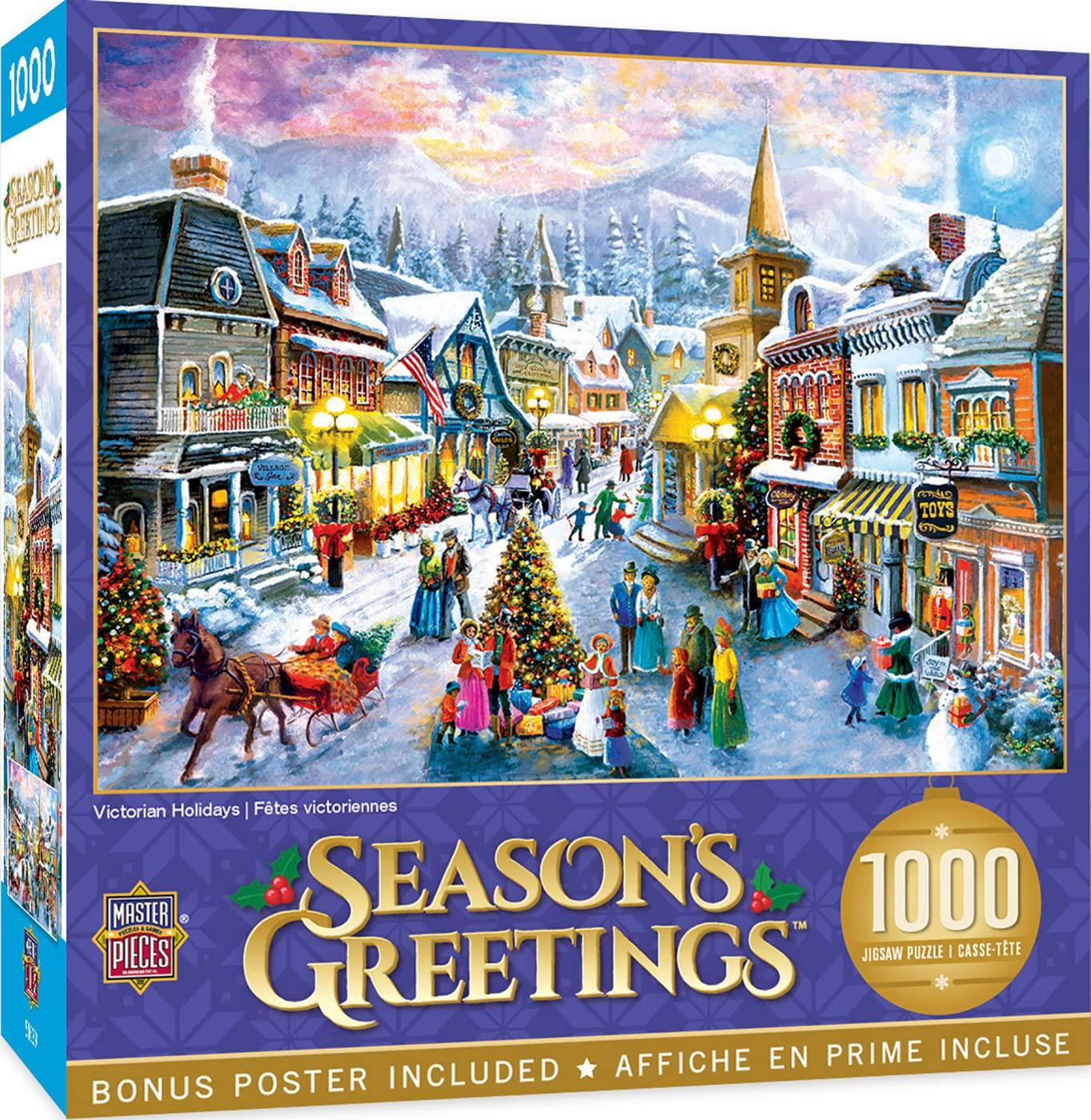 MasterPieces 1000 Piece Christmas Jigsaw Puzzle - Victorian Holidays