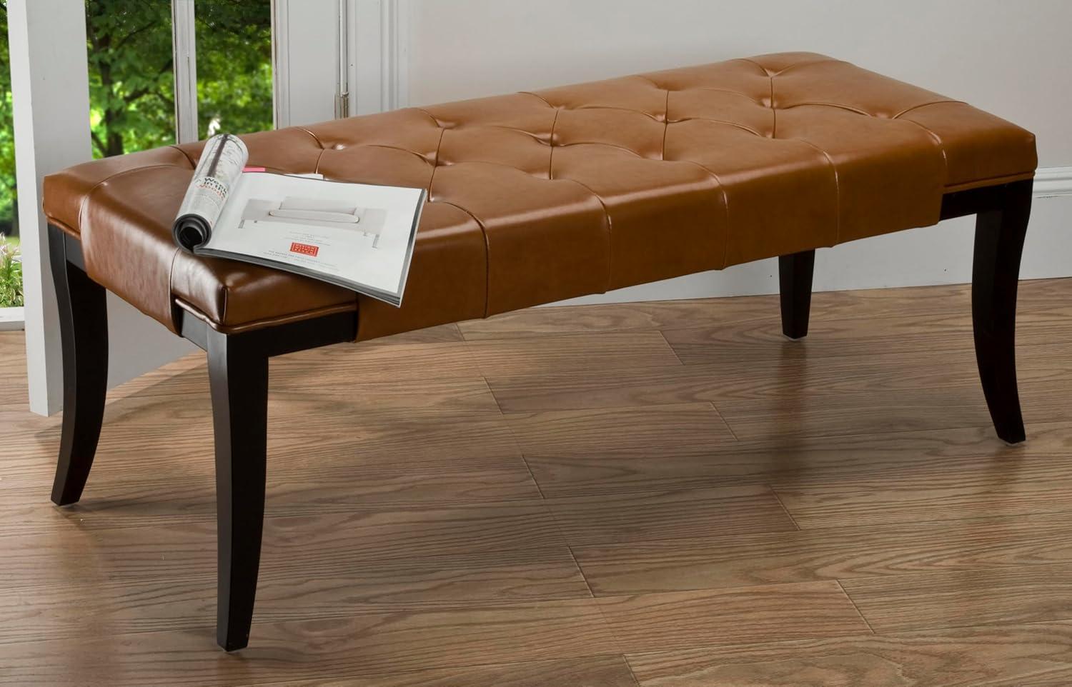 Tyler Bench - Saddle - Safavieh