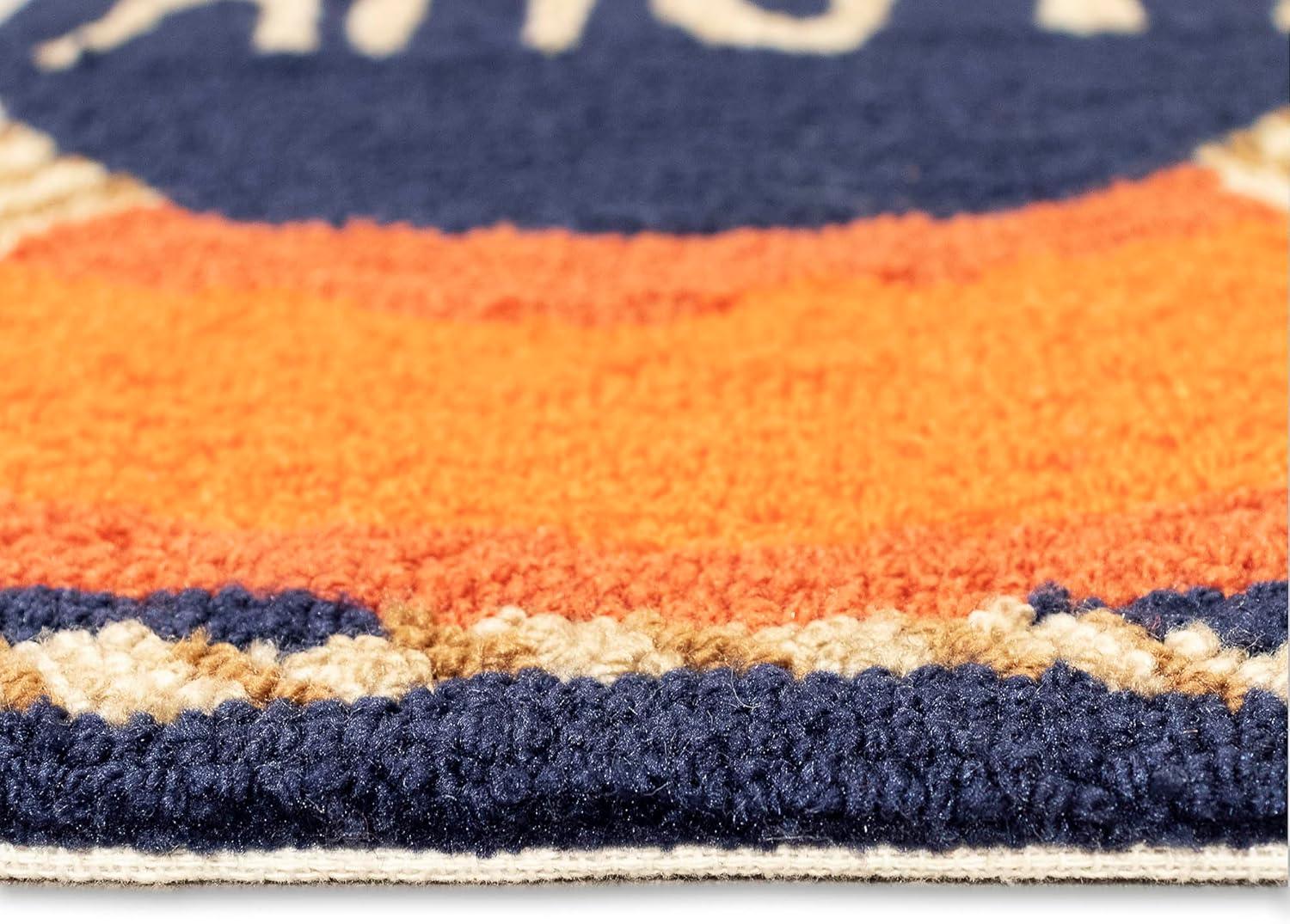 Liora Manne Frontporch Anchor Indoor/Outdoor Rug Navy 2' x 3'