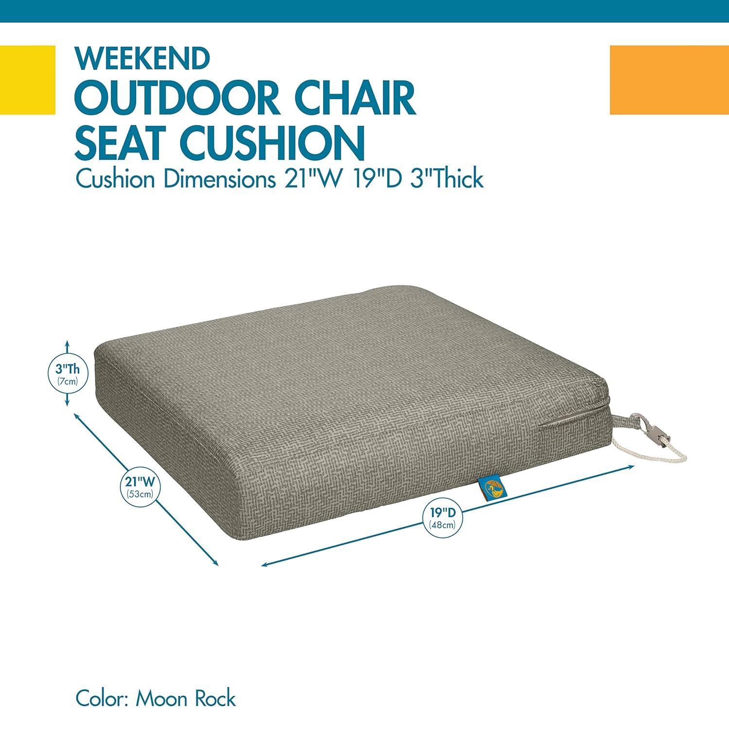 Weekend Outdoor 3'' Dining Chair Seat Cushion