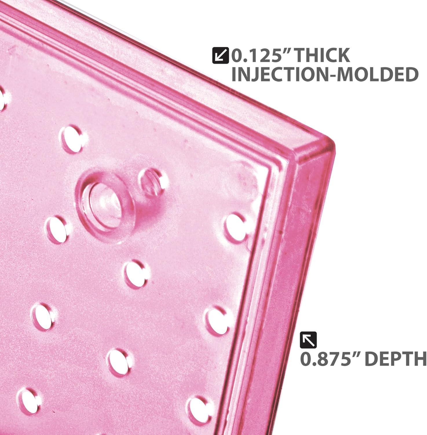 Azar Displays 900988-PNK 125-Piece Pegboard Organizer Kit (2 - 24"x24")