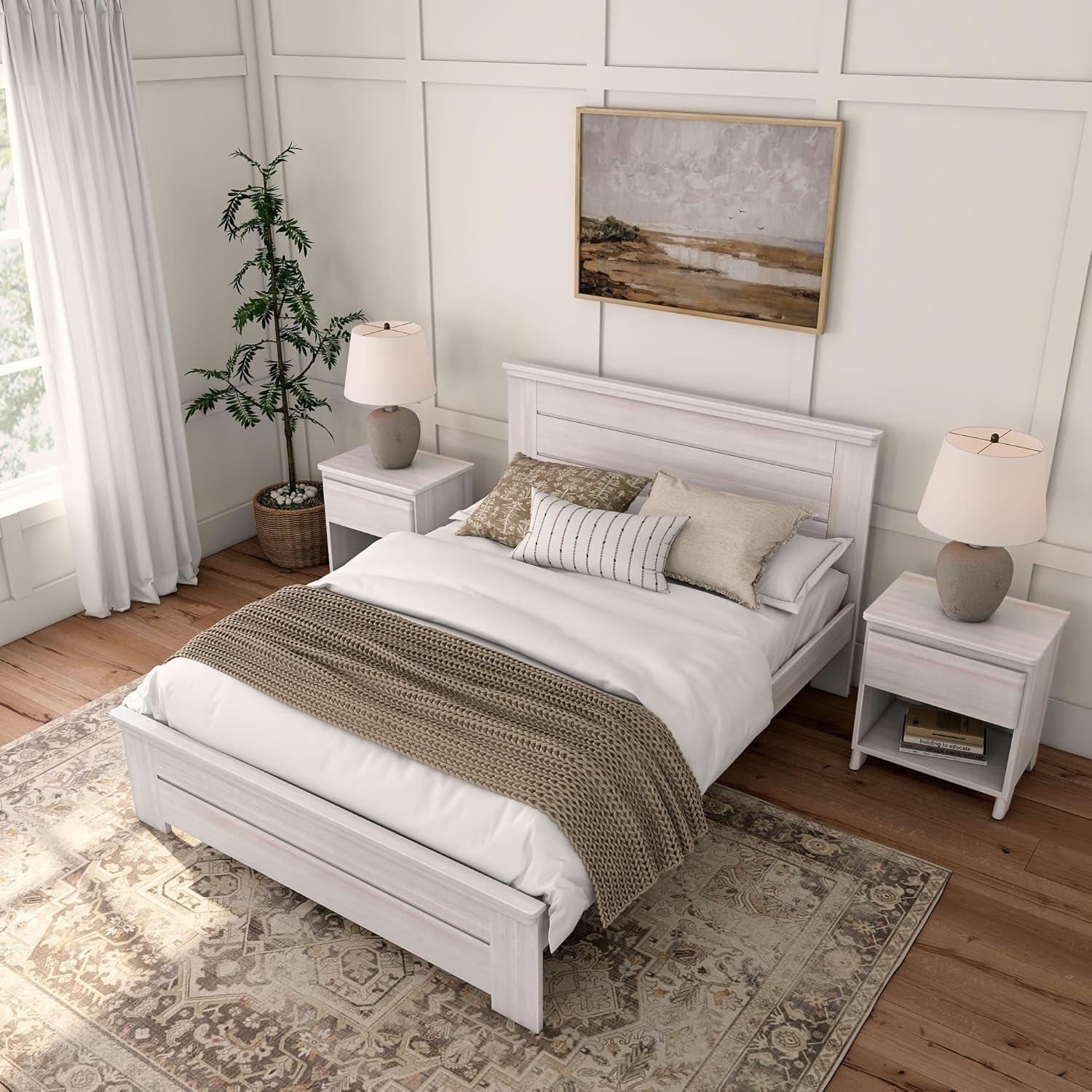 Plank+Beam Modern Farmhouse Queen Panel Bed