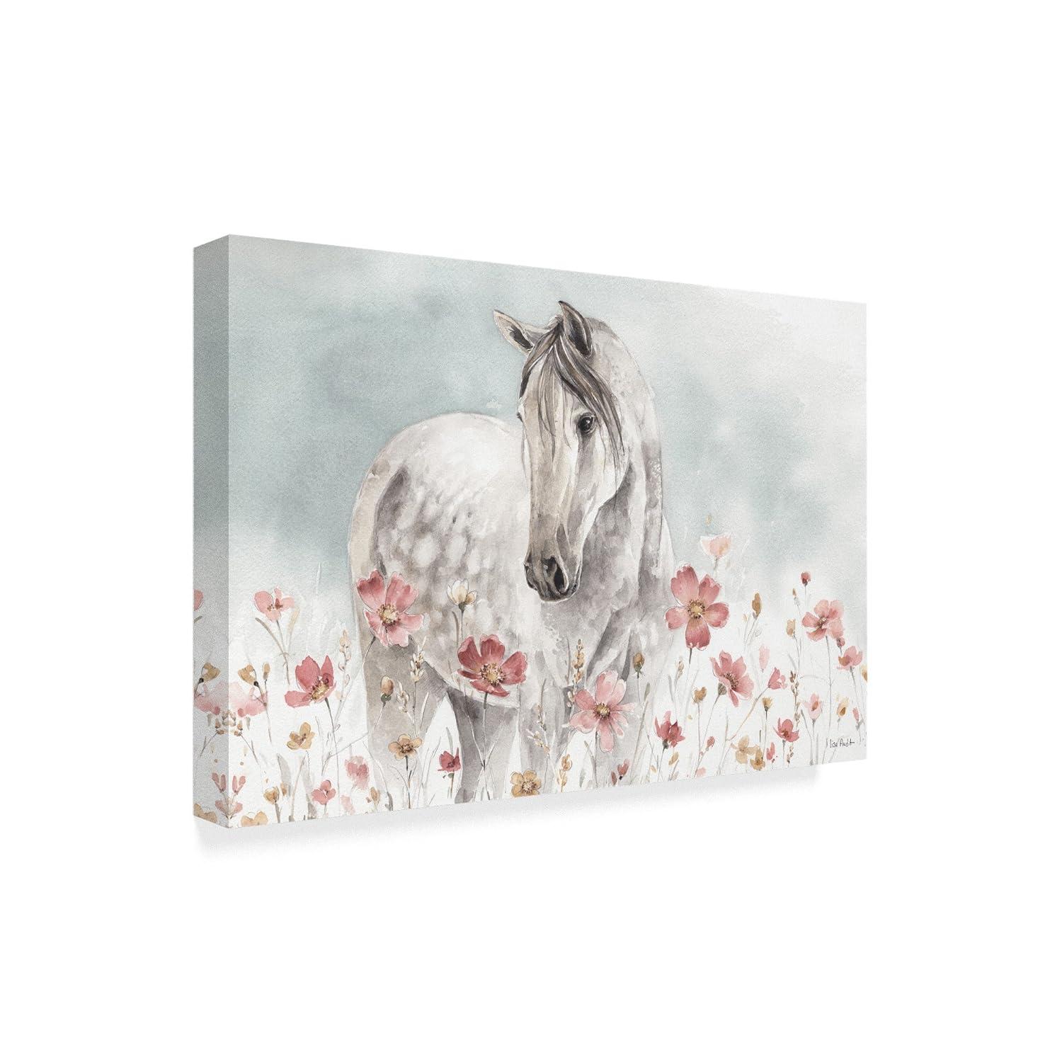 22" x 32" Lisa Audit 'Wild Horses I' Canvas Art