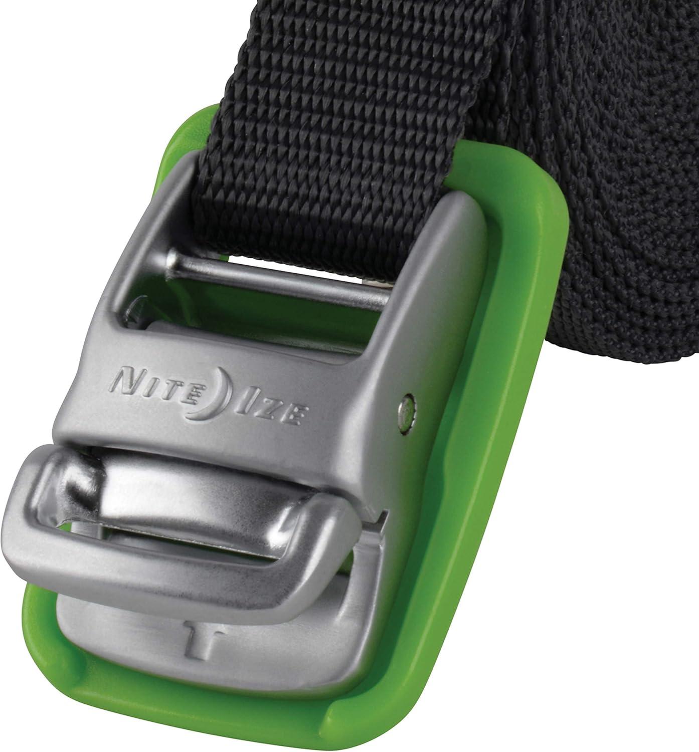 Nite Ize CamJam Tie Down Strap - Tie Down Ratchet Straps - Straps for Trucks & Cars - Tie Downs for Luggage, Camping Gear & Other Loads - Moving Supplies - 6 ft Strap, Blue (Pack of 1)