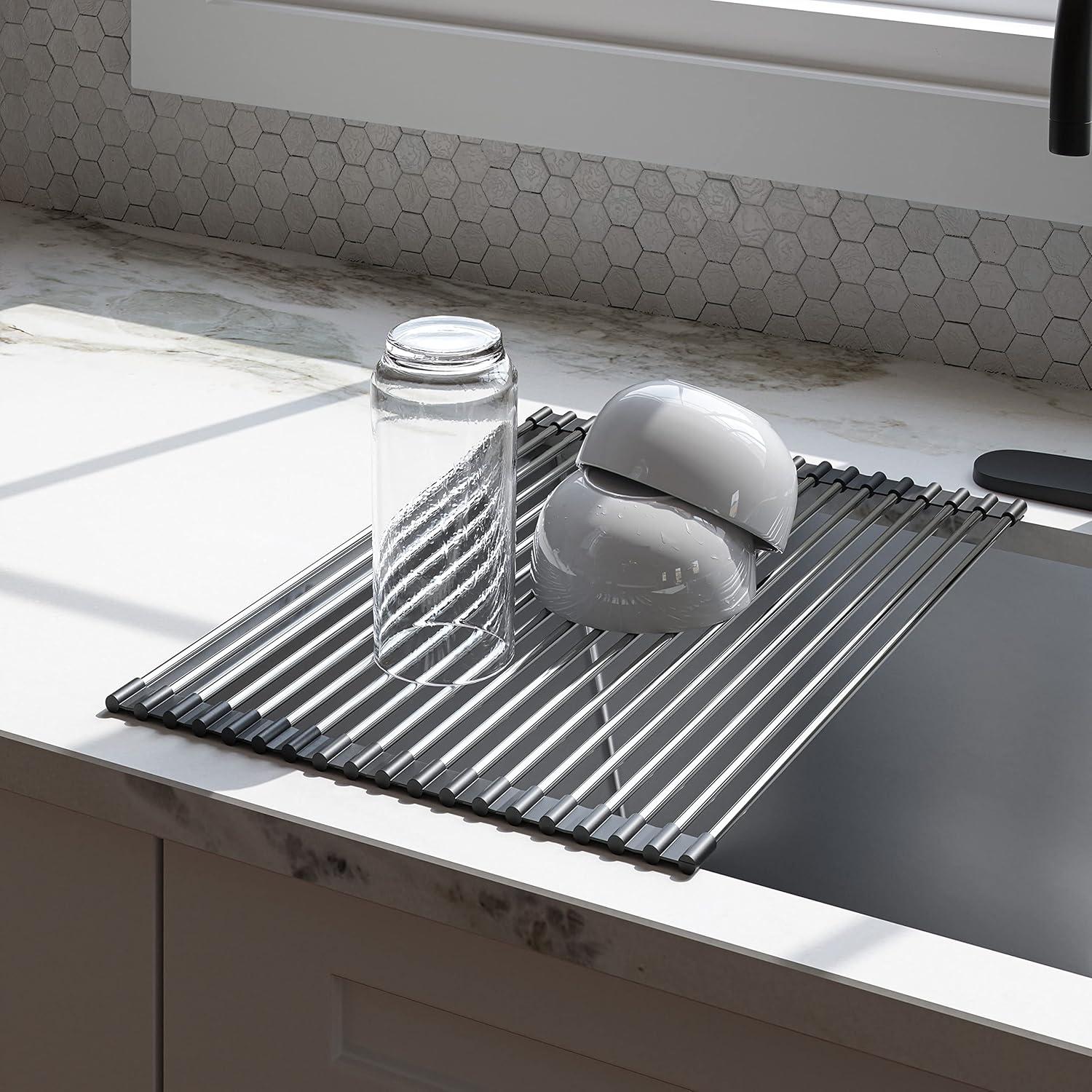 Sinber 32" x 19" Undermount Double Bowl Kitchen Sink with 18 Gauge 304 Stainless Steel Satin Finish
