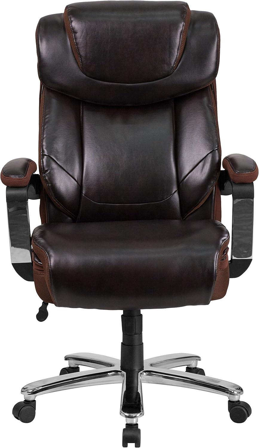 Esmeralda Big & Tall LeatherSoft Executive Swivel Ergonomic Office Chair