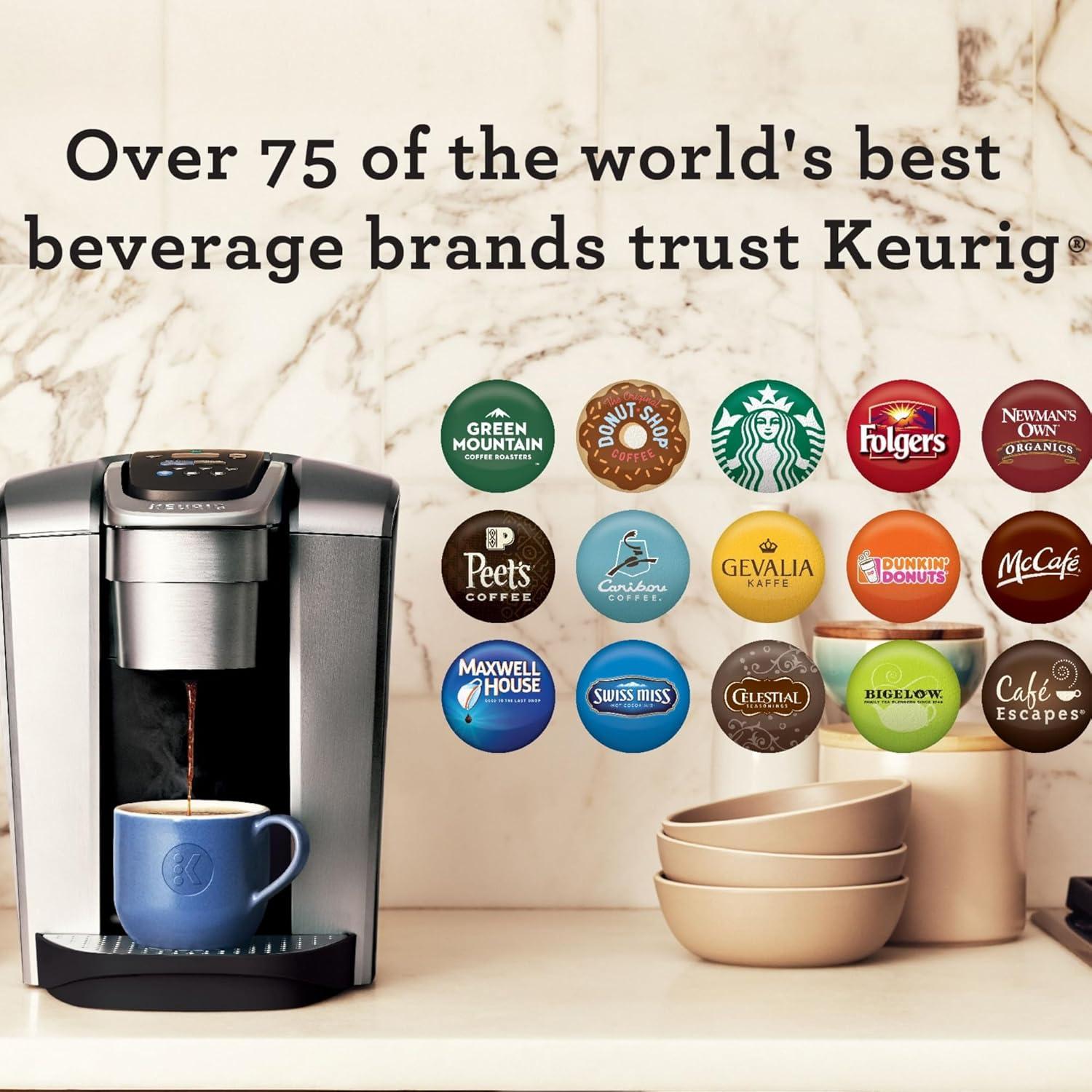 Keurig K-Elite Single-Serve K-Cup Pod Coffee Maker with Iced Coffee Setting and Strength Control