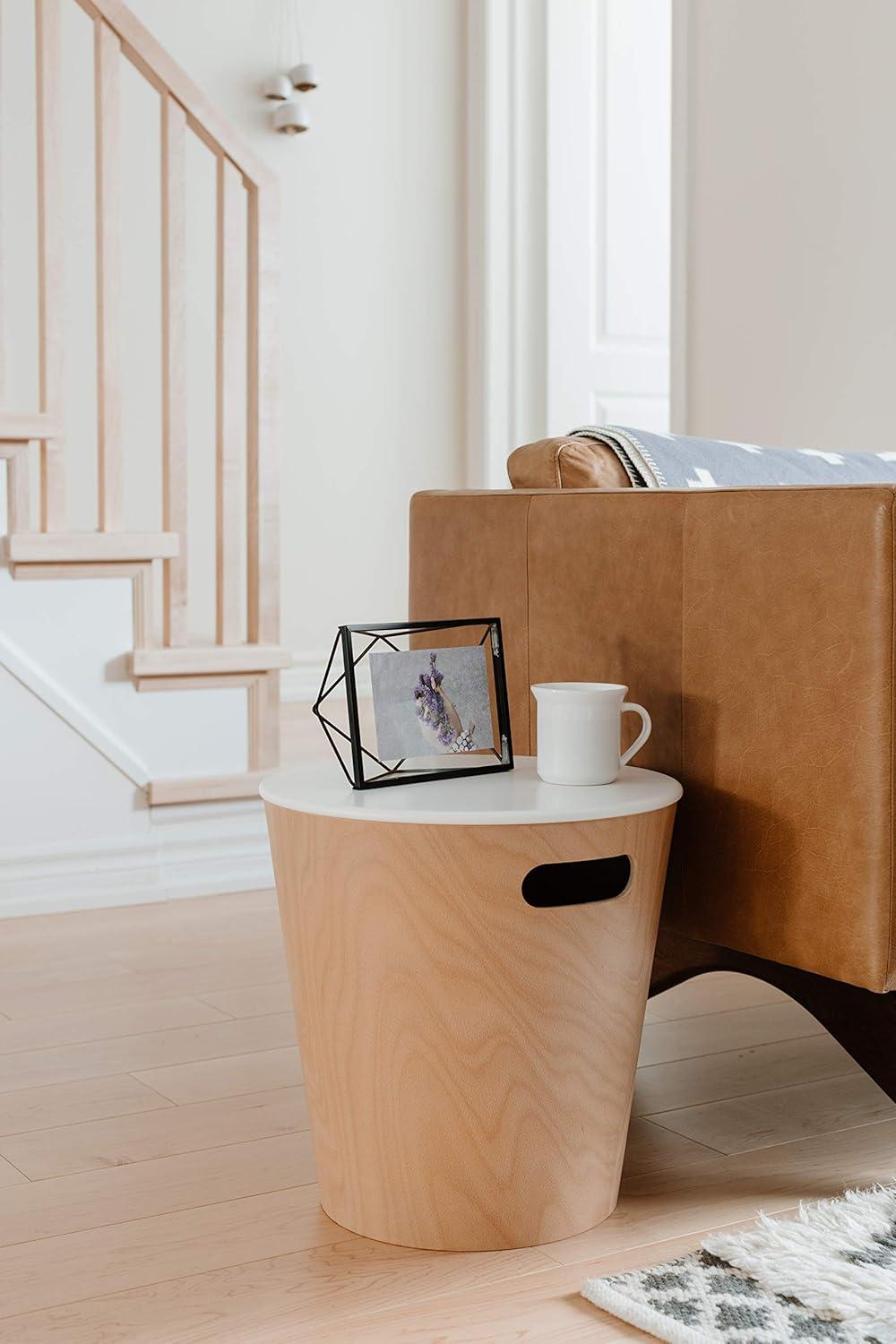 Umbra Prisma Picture Frame, 5x7 Metal Photo Display for Desk or Wall, 5" x 7", Black