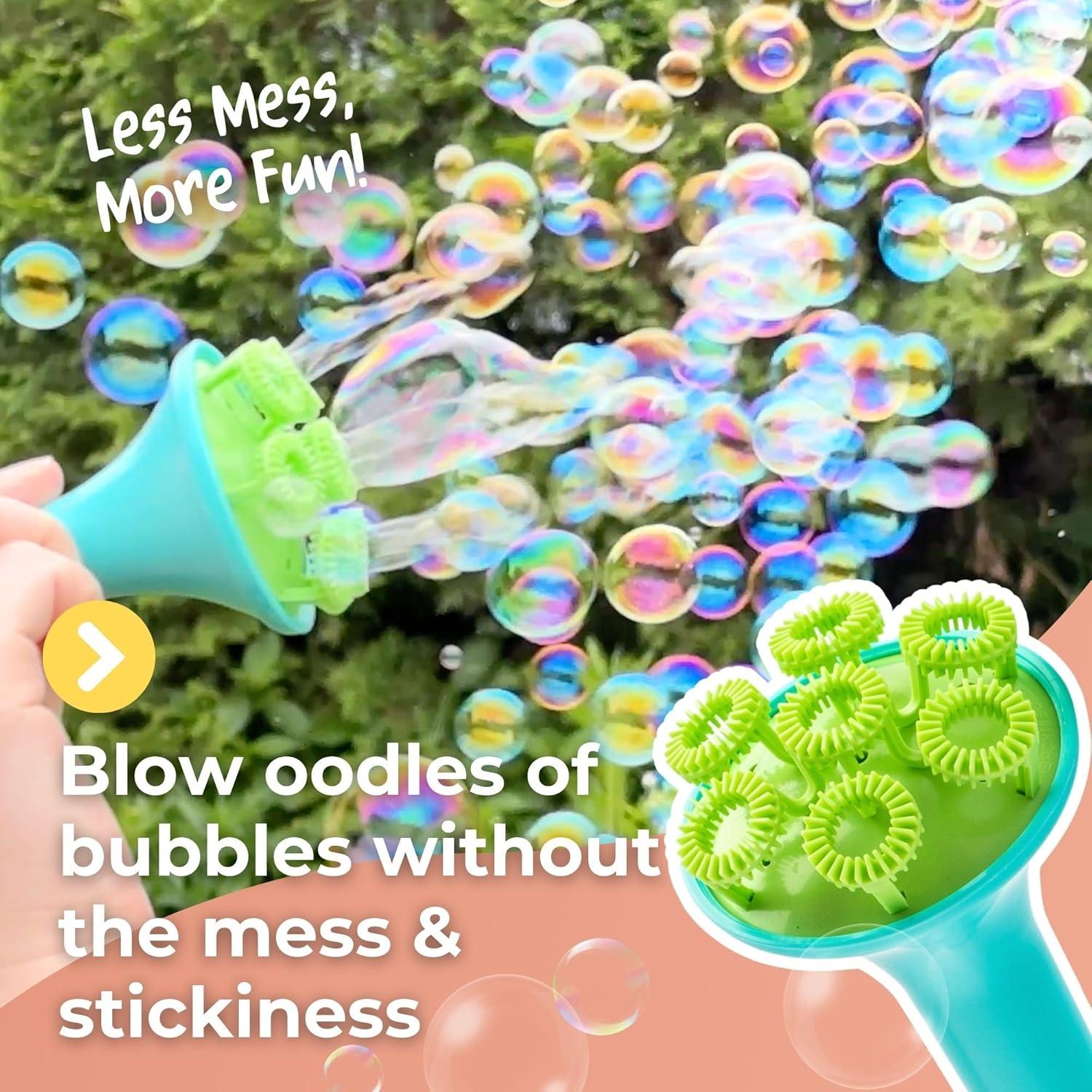 Innobaby Spike Bubble Blower with 4 oz Bubble Solution and Dipping Tray