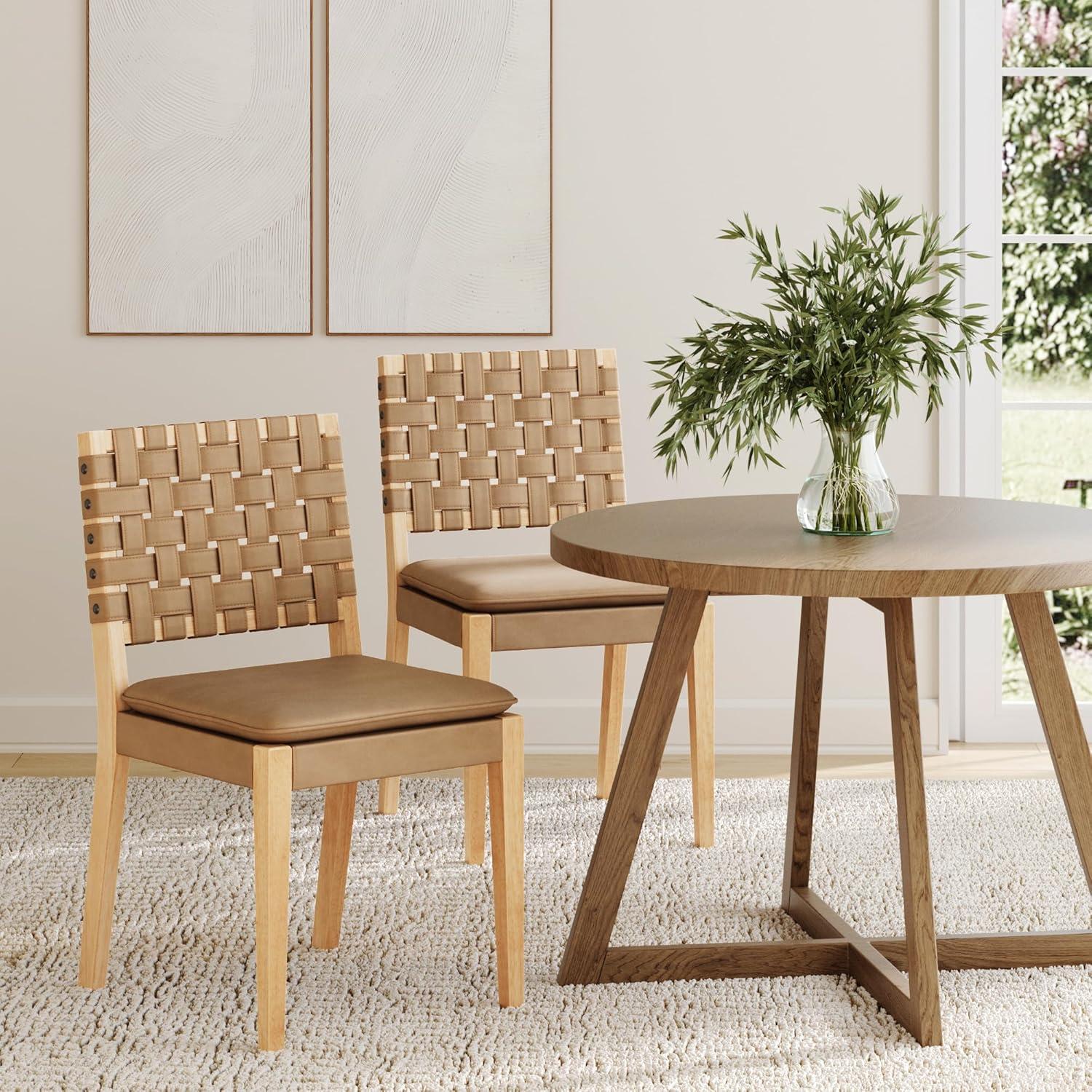 Nathan James Upholstered Stool