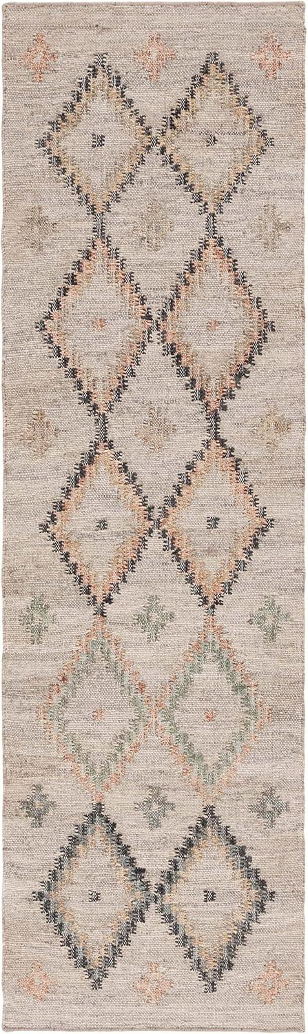 Kilim KLM753 Hand Loomed Runner Rug - Beige/Gold - 2'3"x11' - Safavieh.