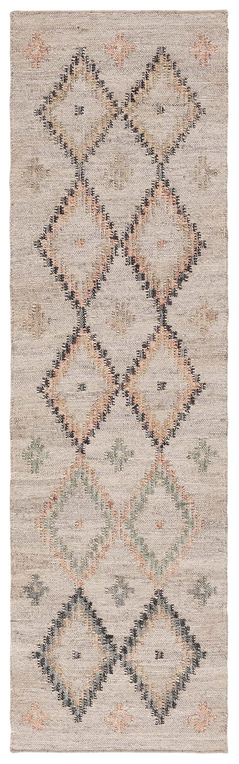 Kilim KLM753 Hand Loomed Runner Rug - Beige/Gold - 2'3"x11' - Safavieh.