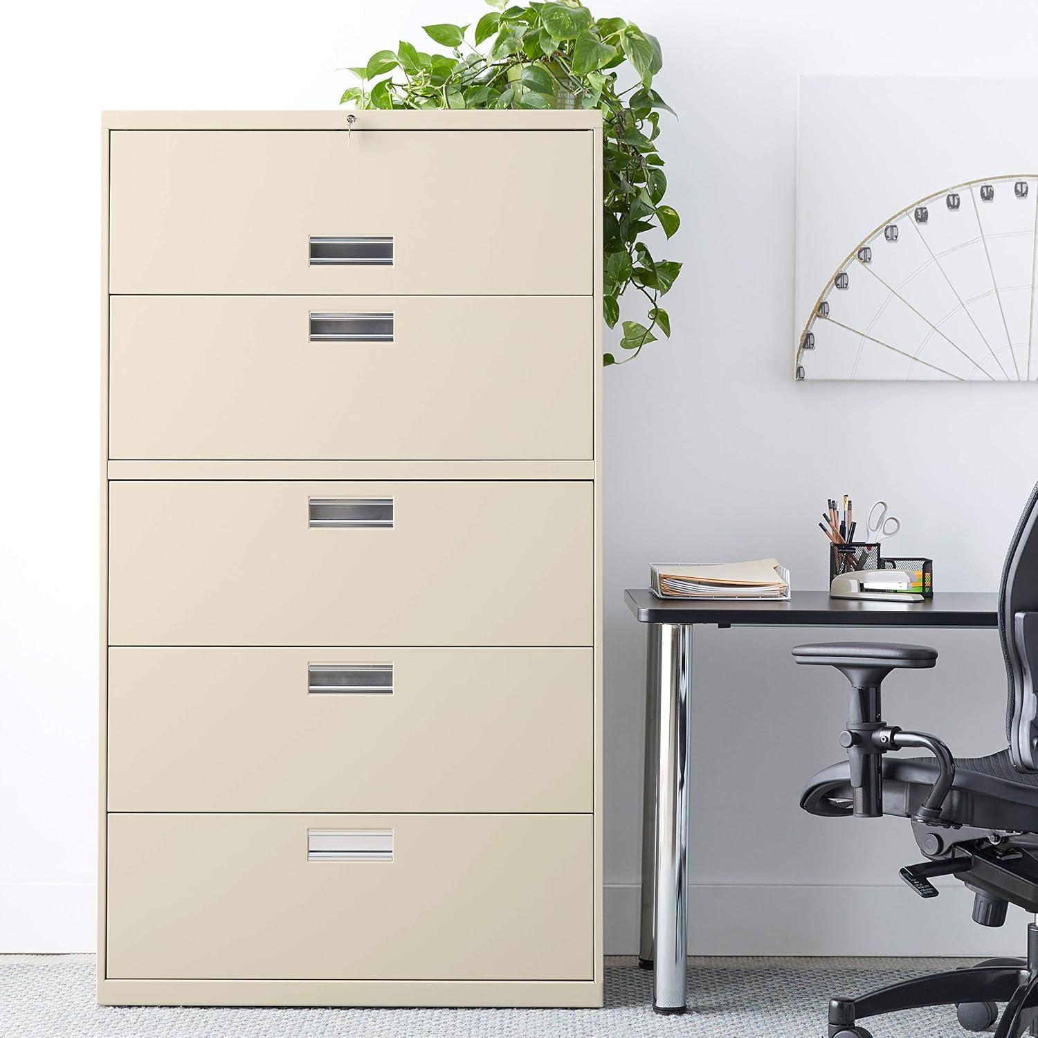 HON Brigade 5 Drawer Lateral Filing Cabinet