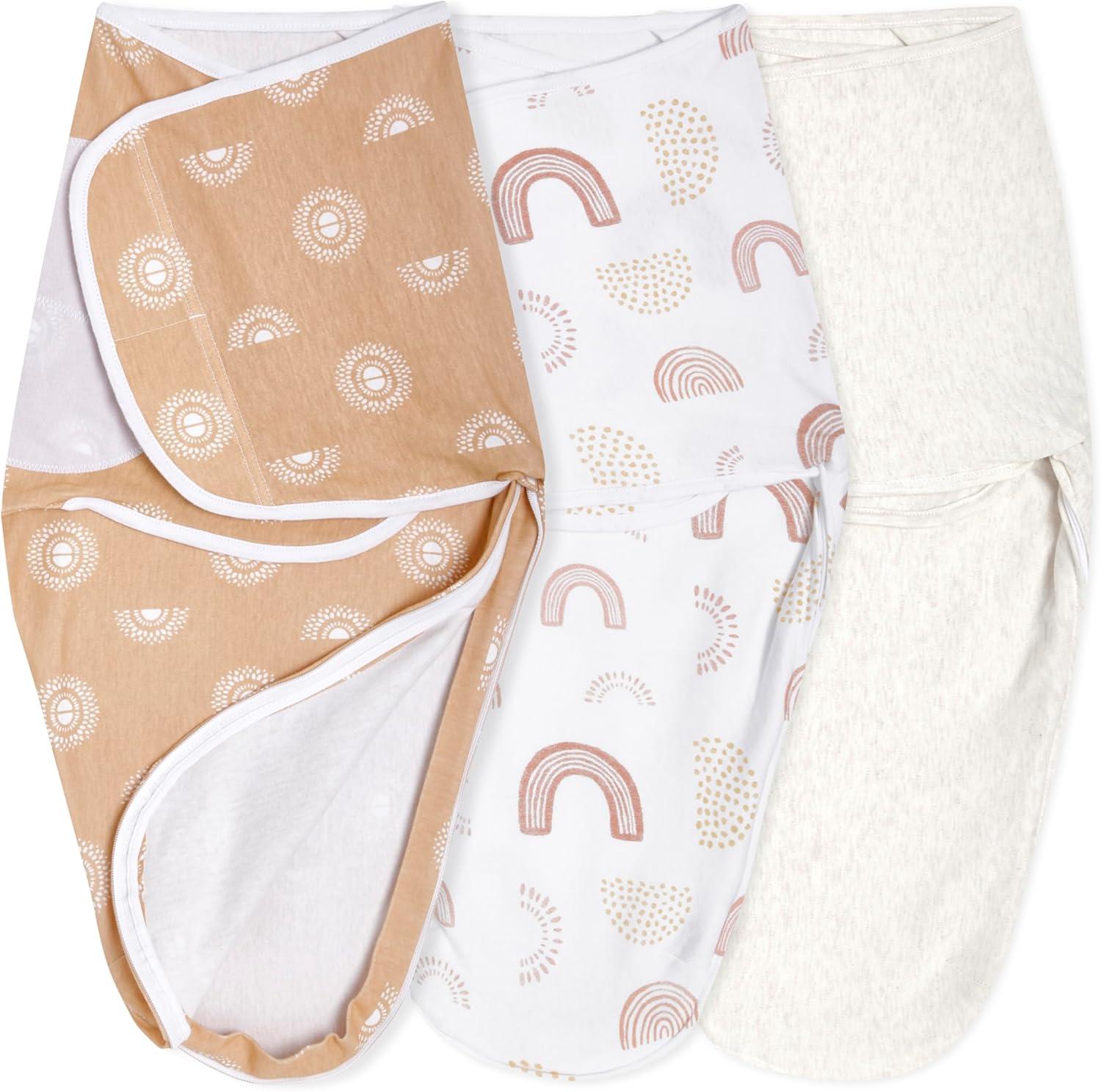 aden + anais Essentials Easy Swaddle Wrap - Keep Rising - 0-3 Months - 3pk