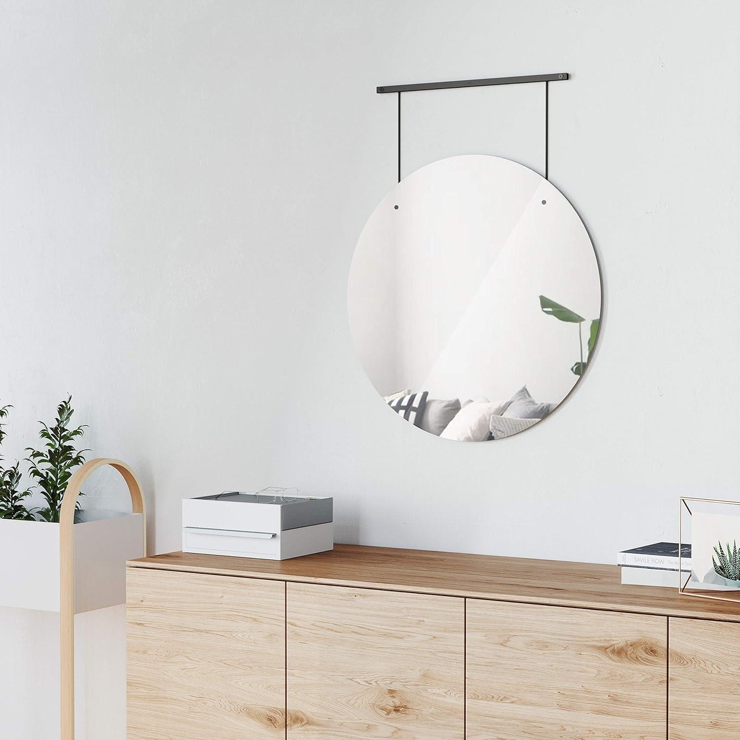 Exhibit 26" Round Frameless Eco-Friendly Wall Mirror