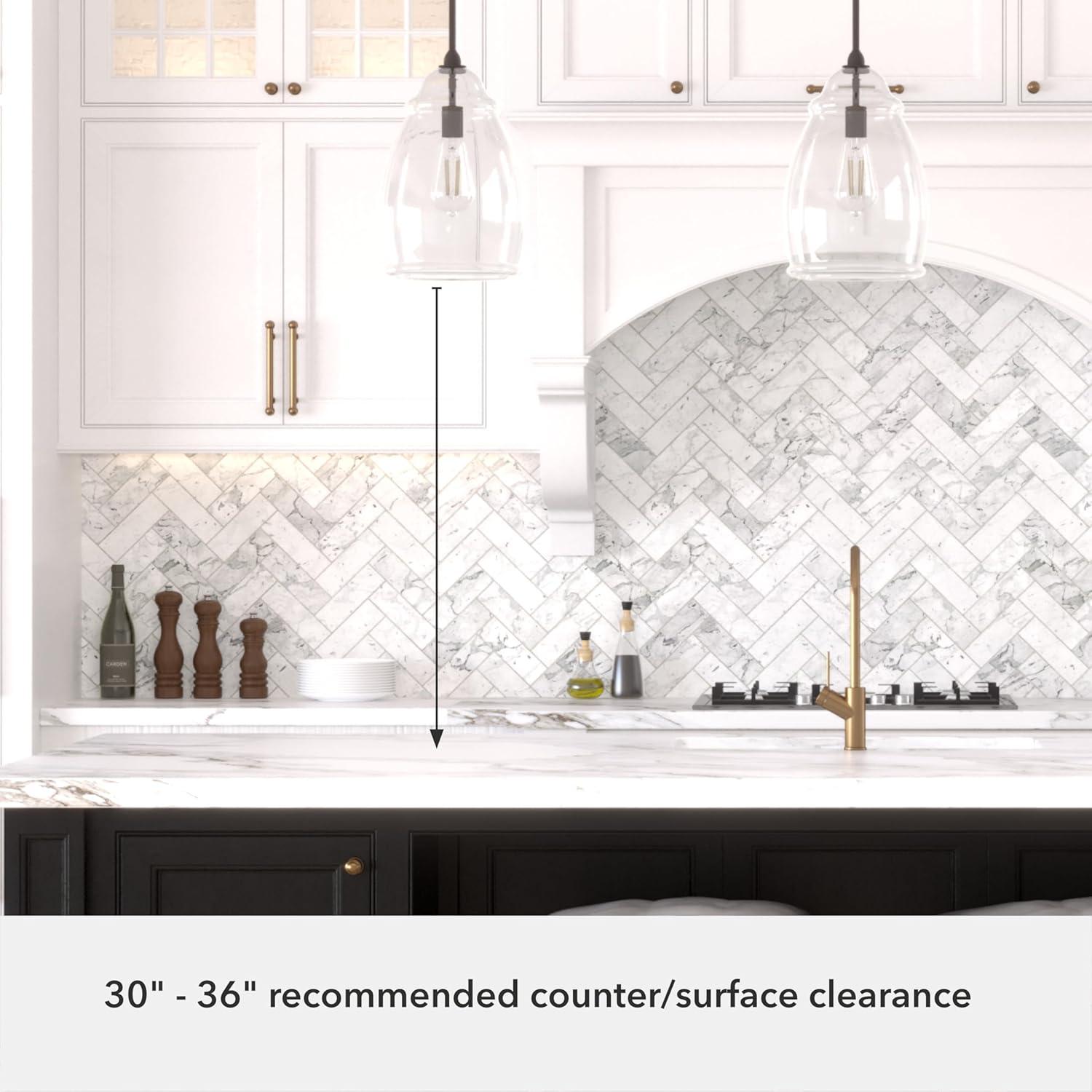 Hunter Fan Dunshire 1 Light Noble Bronze Pendant with Glass