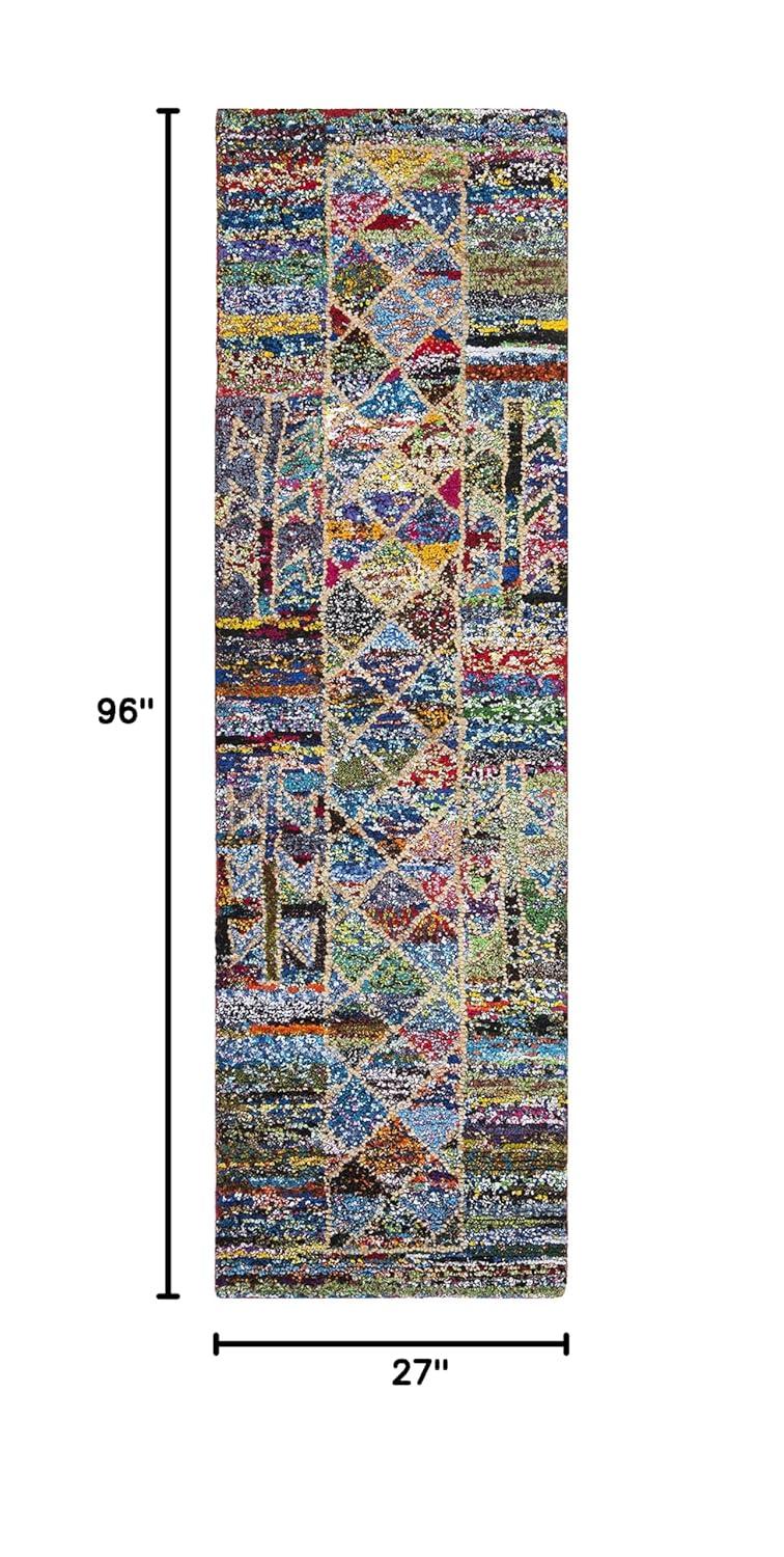 Anaheim Hand Tufted Performance Geometric Rug