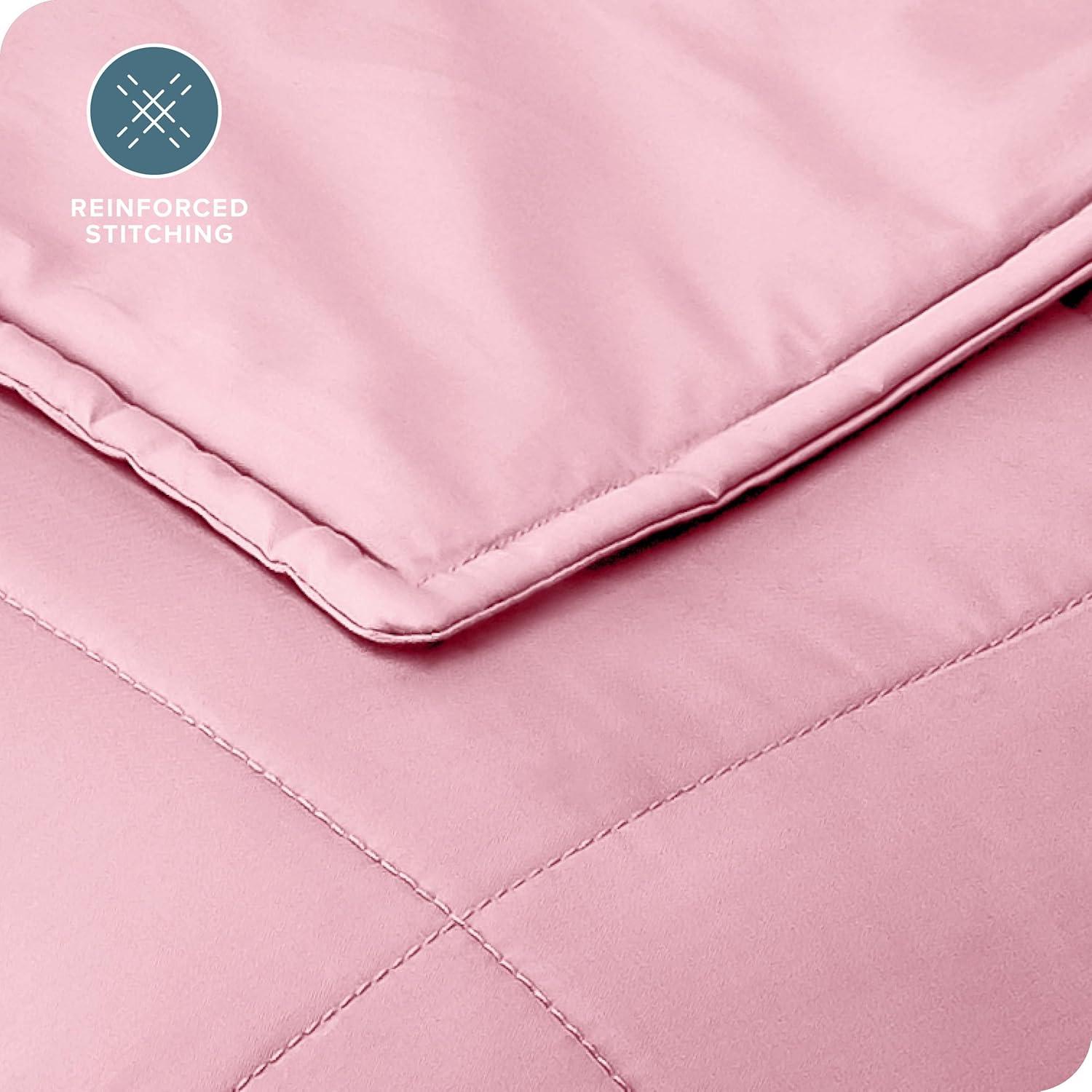 Bare Home Cotton Twill Weighted Blanket