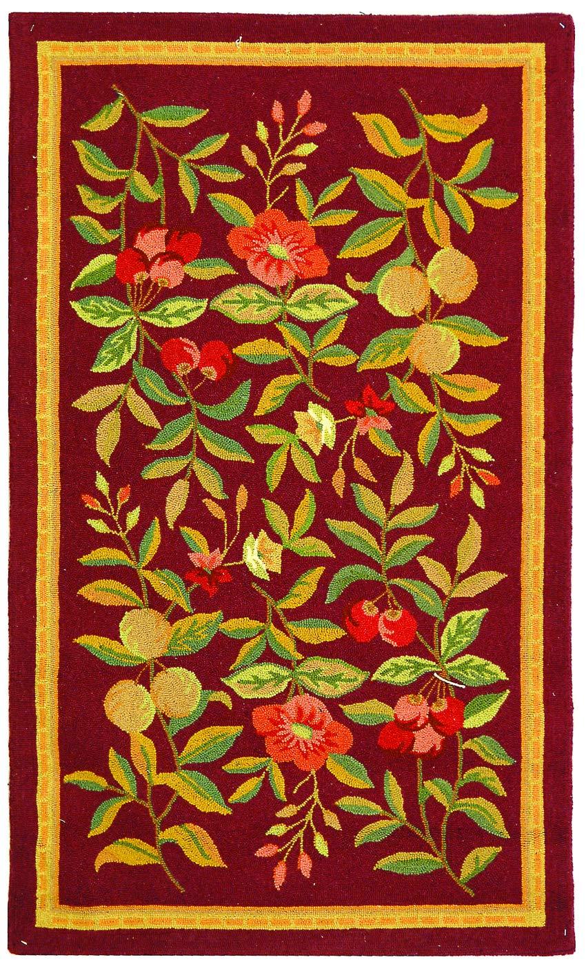 Chelsea HK210 Hand Hooked Area Rug - Black - 3'9"x5'9" - Safavieh.