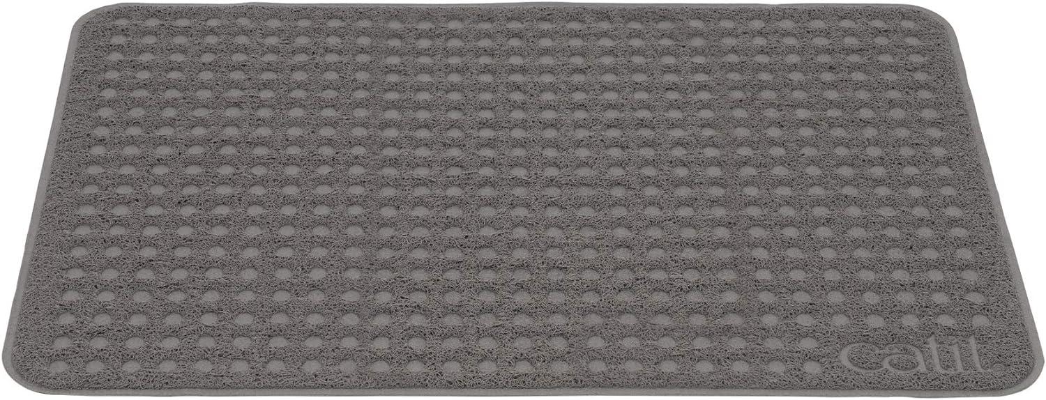 Catit Cat Litter Mat, Rectangle, Large, Grey, 44366 Grey Large