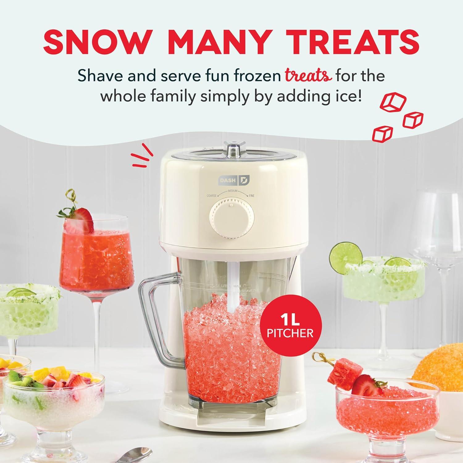 Dash Deluxe Shaved Ice and Slushy Maker - Cream