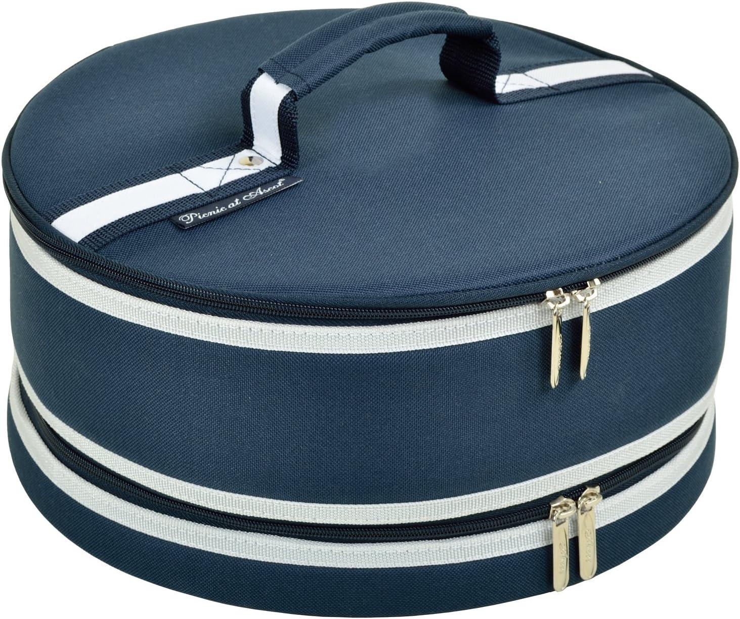Picnic at Ascot Pie and Cake Carrier 12" Diameter - Rigid No Sag - Sides, Top, Bottom
