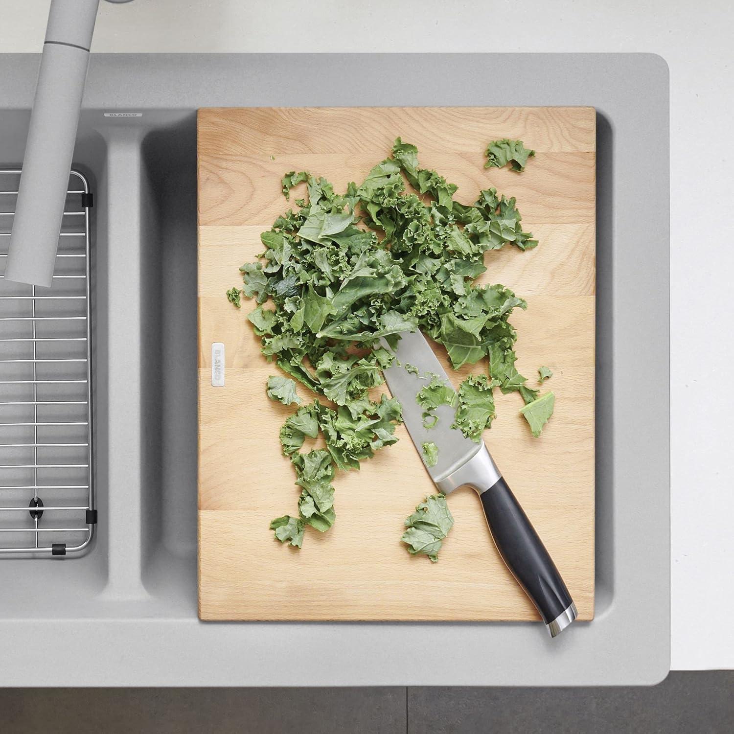 Blanco Beechwood Cutting Board for Ikon & Vintera Farmhouse Sinks