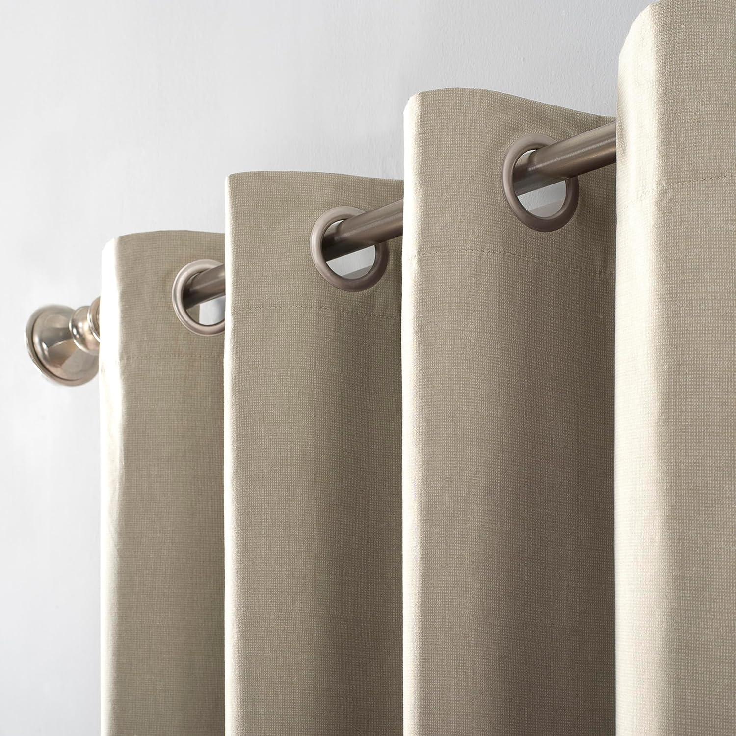 Sun Zero Cameron Thermal Insulated 100% Blackout Grommet Curtain Panel