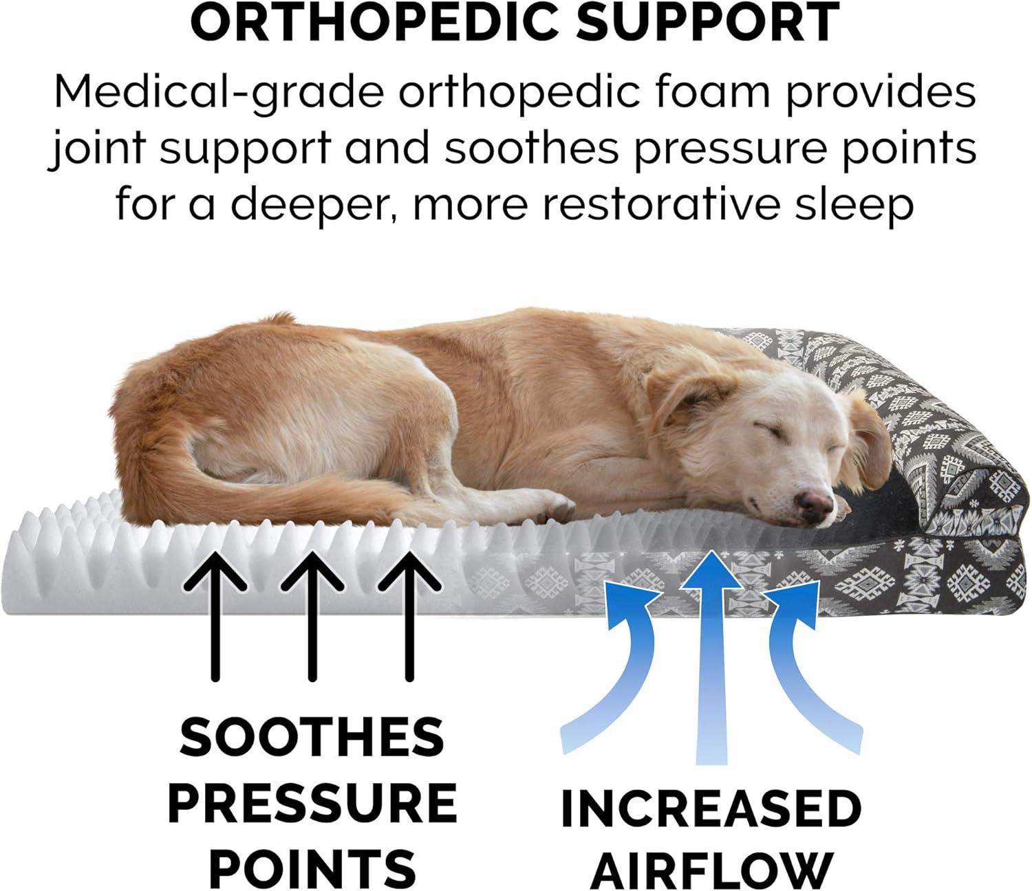 FurHaven Orthopedic Polyester Pet Bed