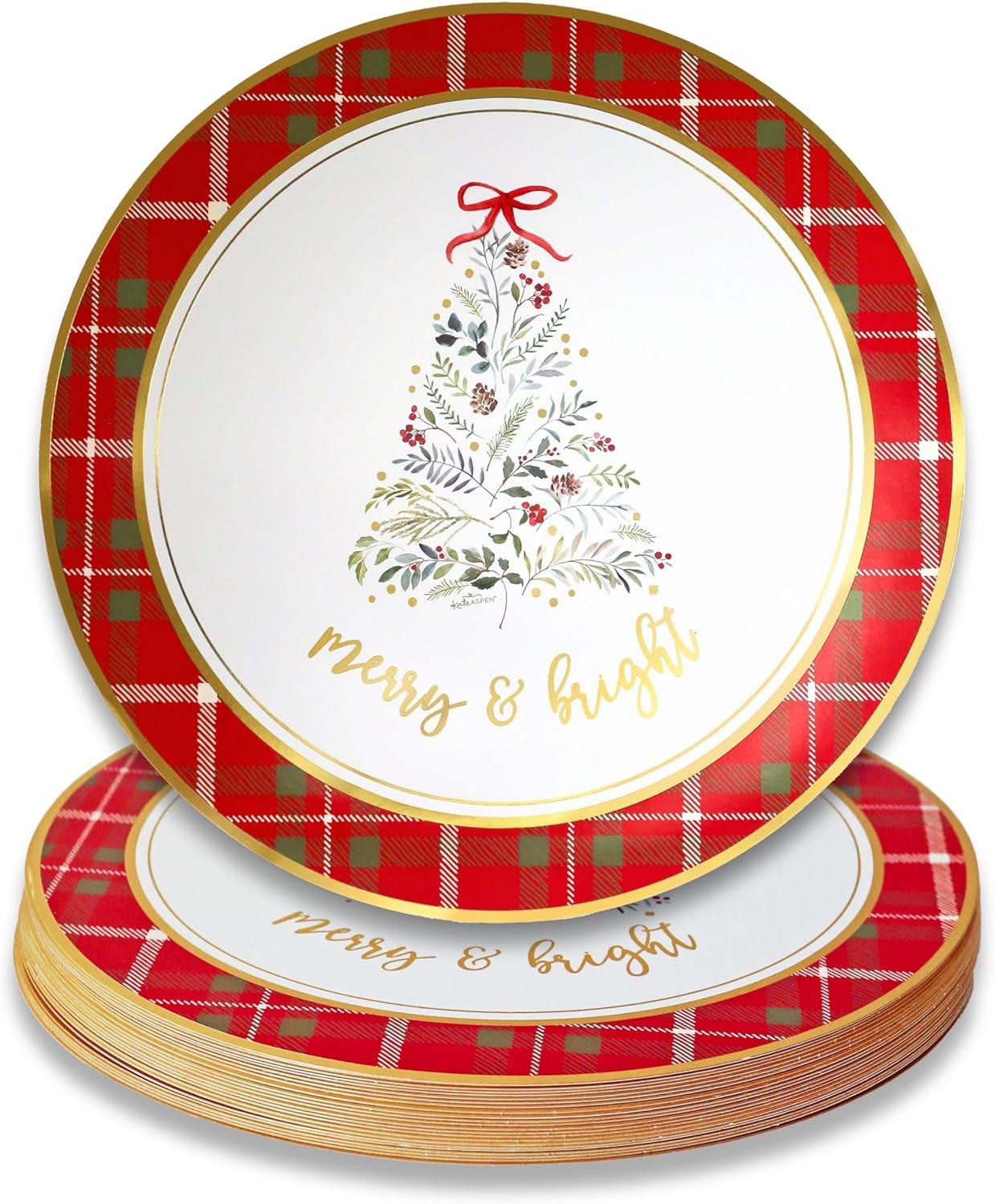 Kate Aspen Christmas 13” Charger Plate Placemat | 28665NA