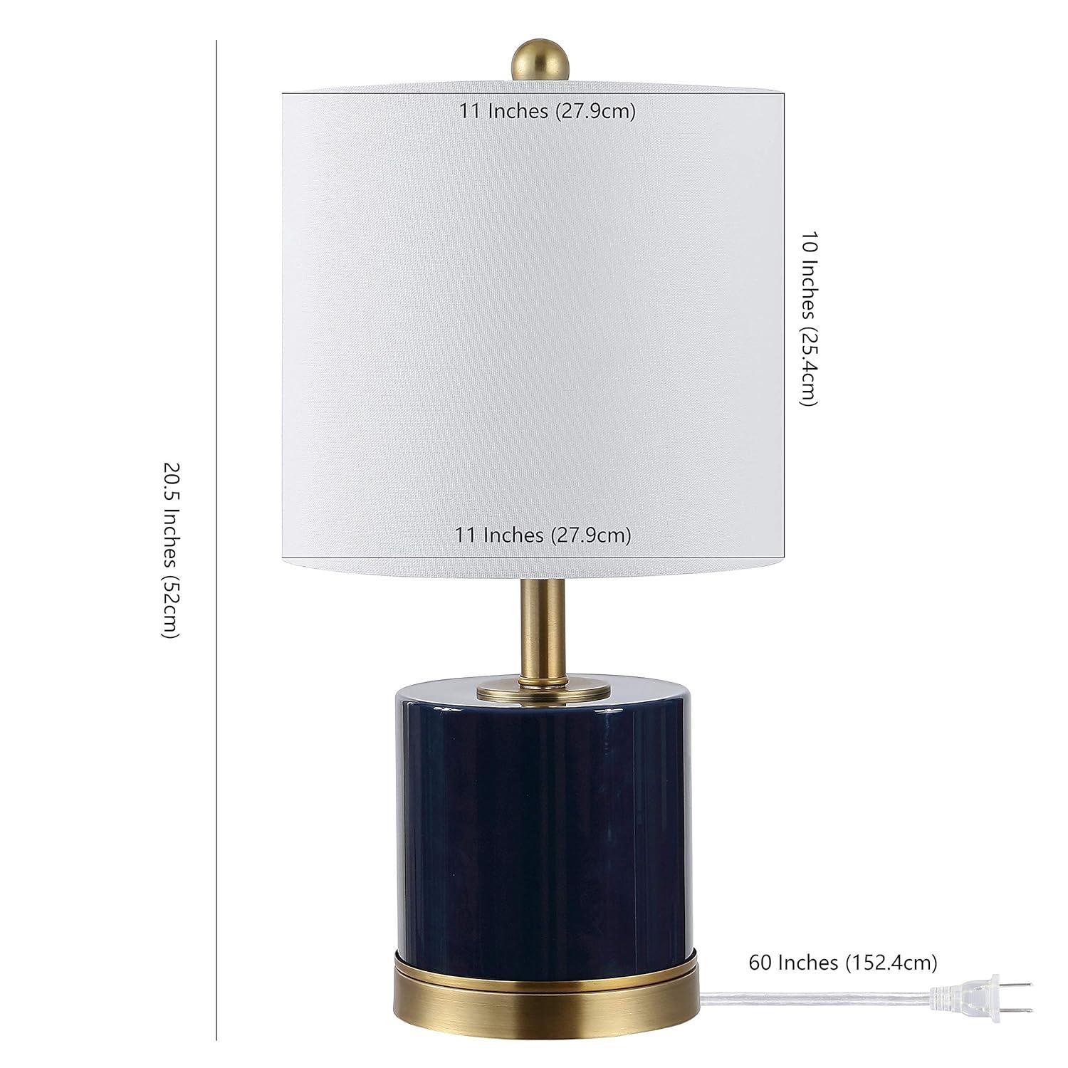 Jayce Table Lamp (Set of 2) - 20.5 Inch Height - TBL4309 - Navy Blue - Safavieh
