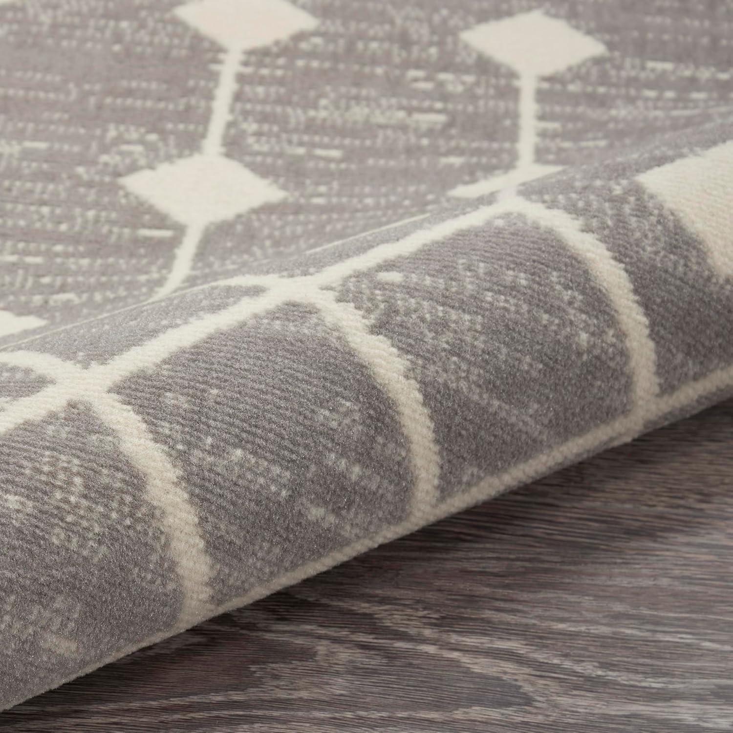 Nourison Grafix GRF37 Indoor Area Rug Grey 7'10" x 9'10"