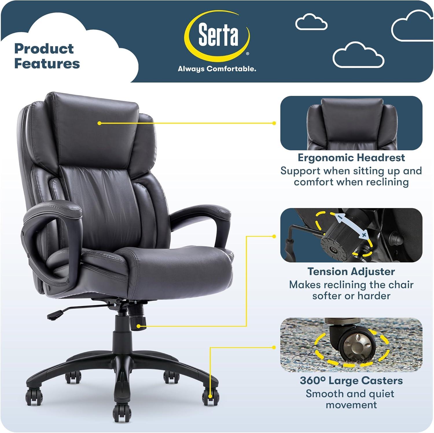 Works Executive Office Chair - Serta