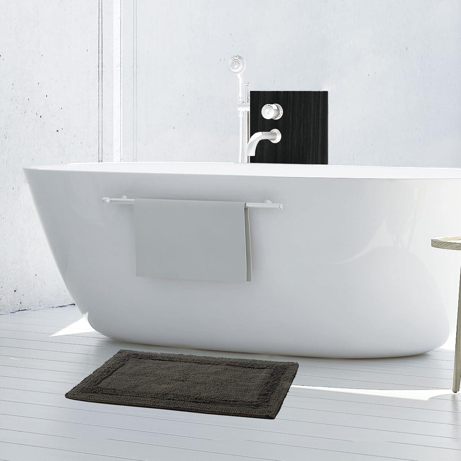 French Connection French Connection Hearn Rectangle Cotton Blend Bath Rug